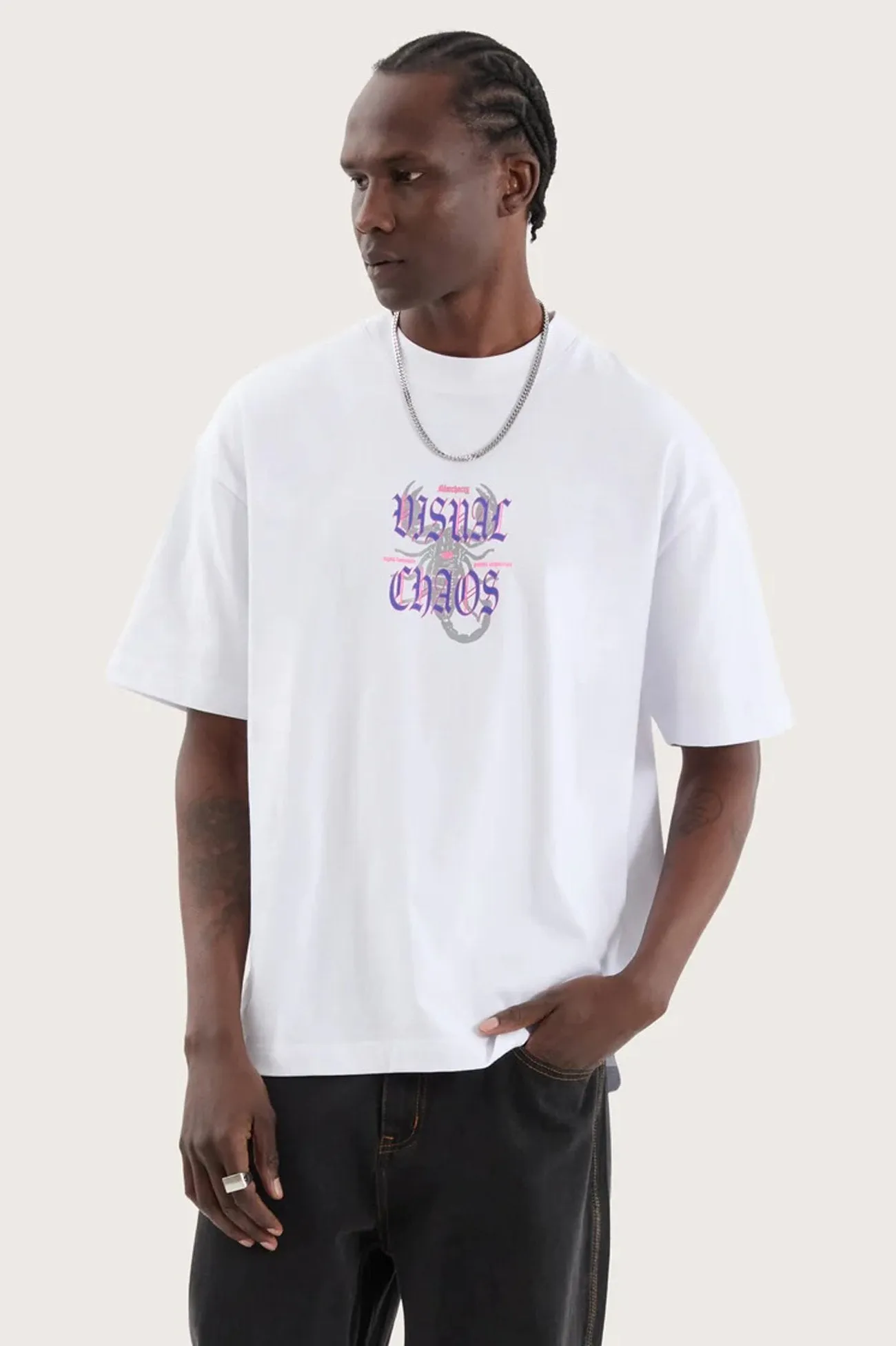 FlexibleLayeredConstruction HeatRegulating Scorpio Street Tee Optical White