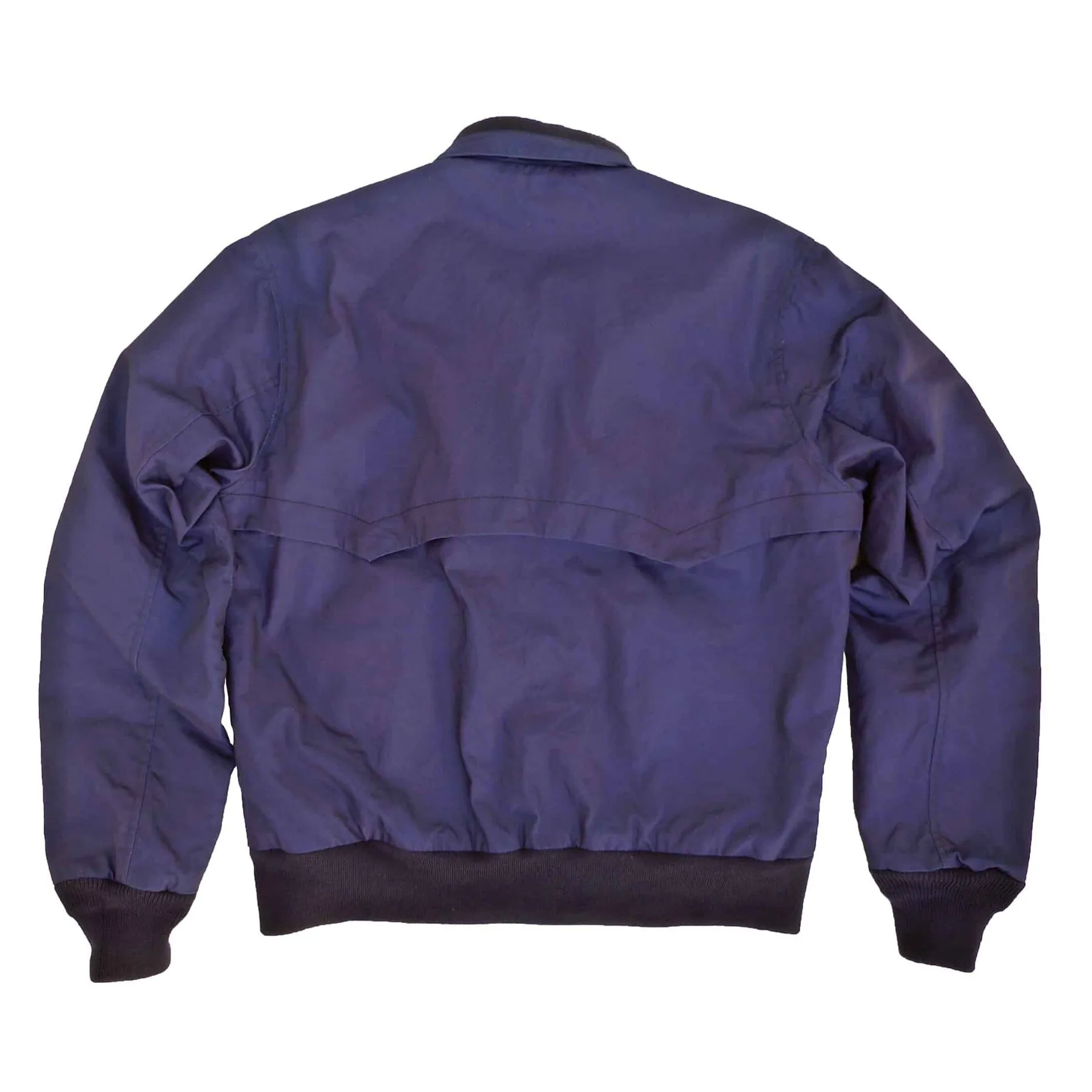 Layered Collar Adaptive Tension Bands Scrambler Jacket - Indigo Poplin - Warehouse
