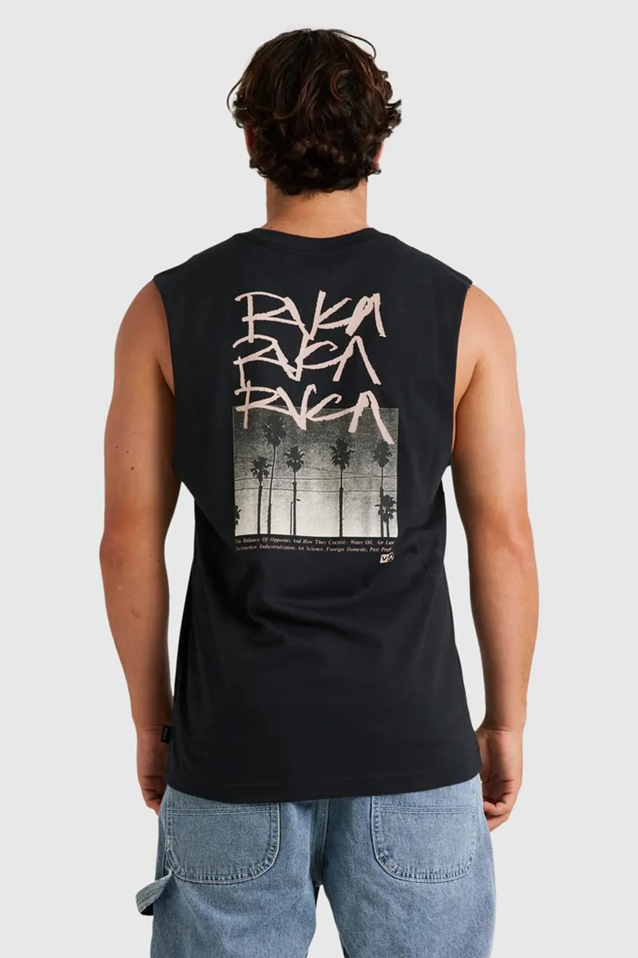 Scrawls Muscle Black OdorResistant Technology Casual Tee