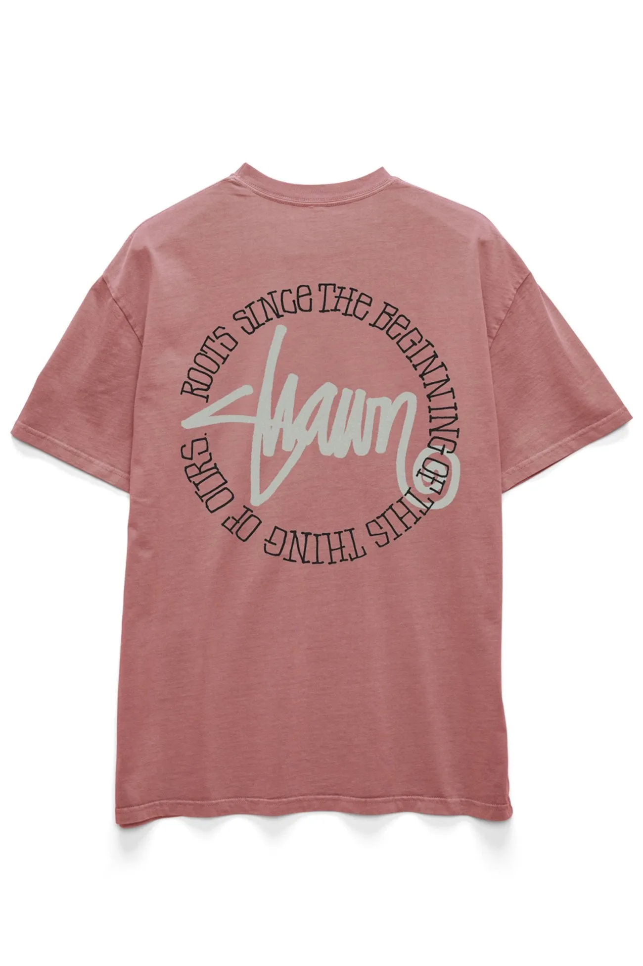 High Collar Option This Thing Dot Tee Washed Rose