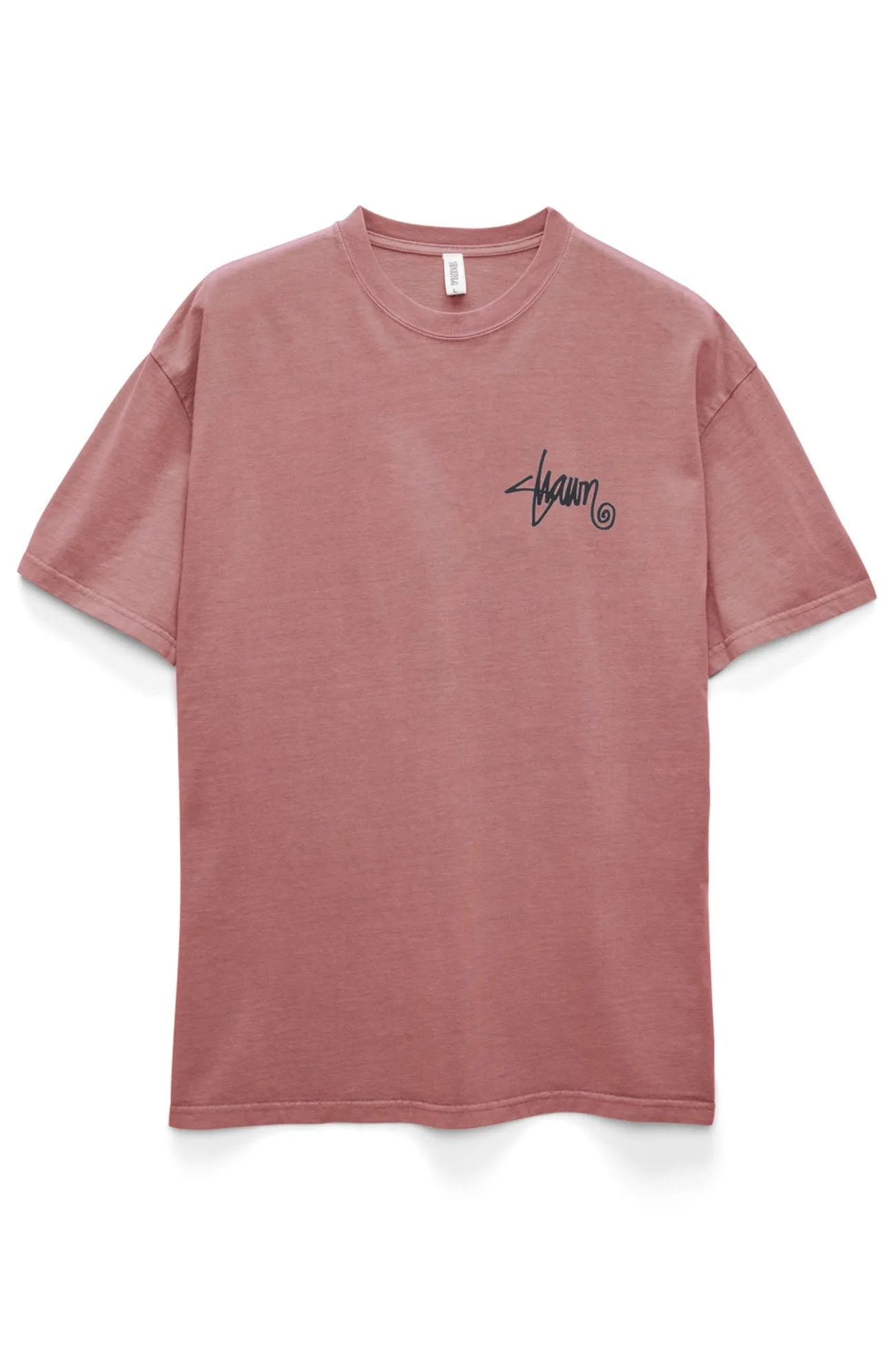 Street Style Sustainable Fabric Blend This Thing Dot Tee Washed Rose