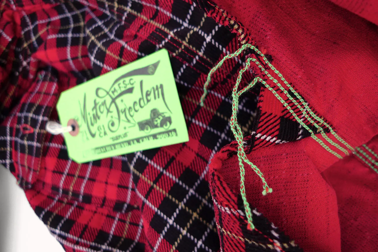 Comfort-First Nixon Shirt - Red Printed Plaid Corduroy