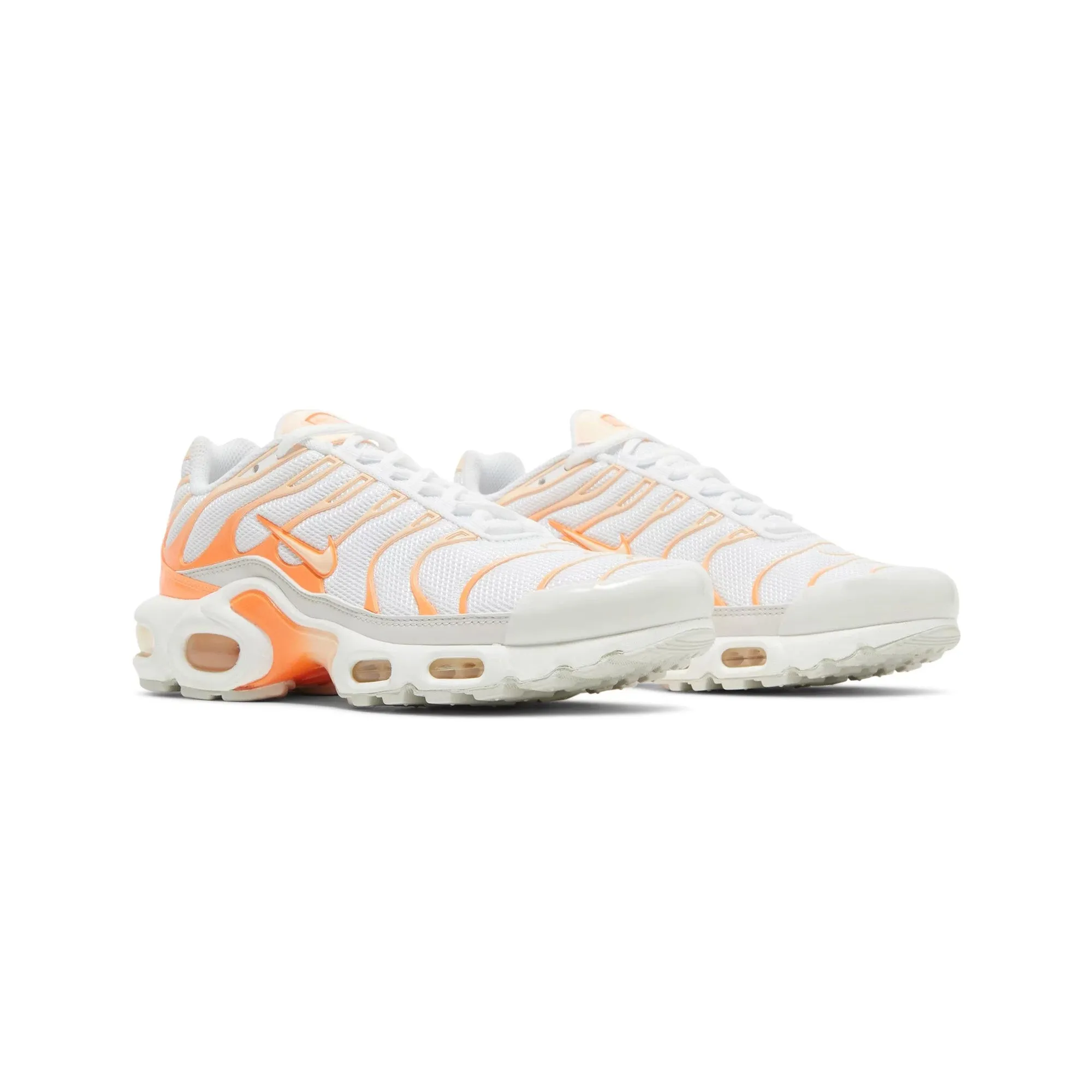 Air Max TN Plus 'White Orange' W Quick Trip Silent Walk