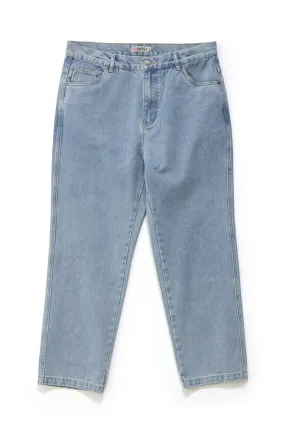 Denim Standard Jean Fade Wash Quality Material Cozy Stretch Fit