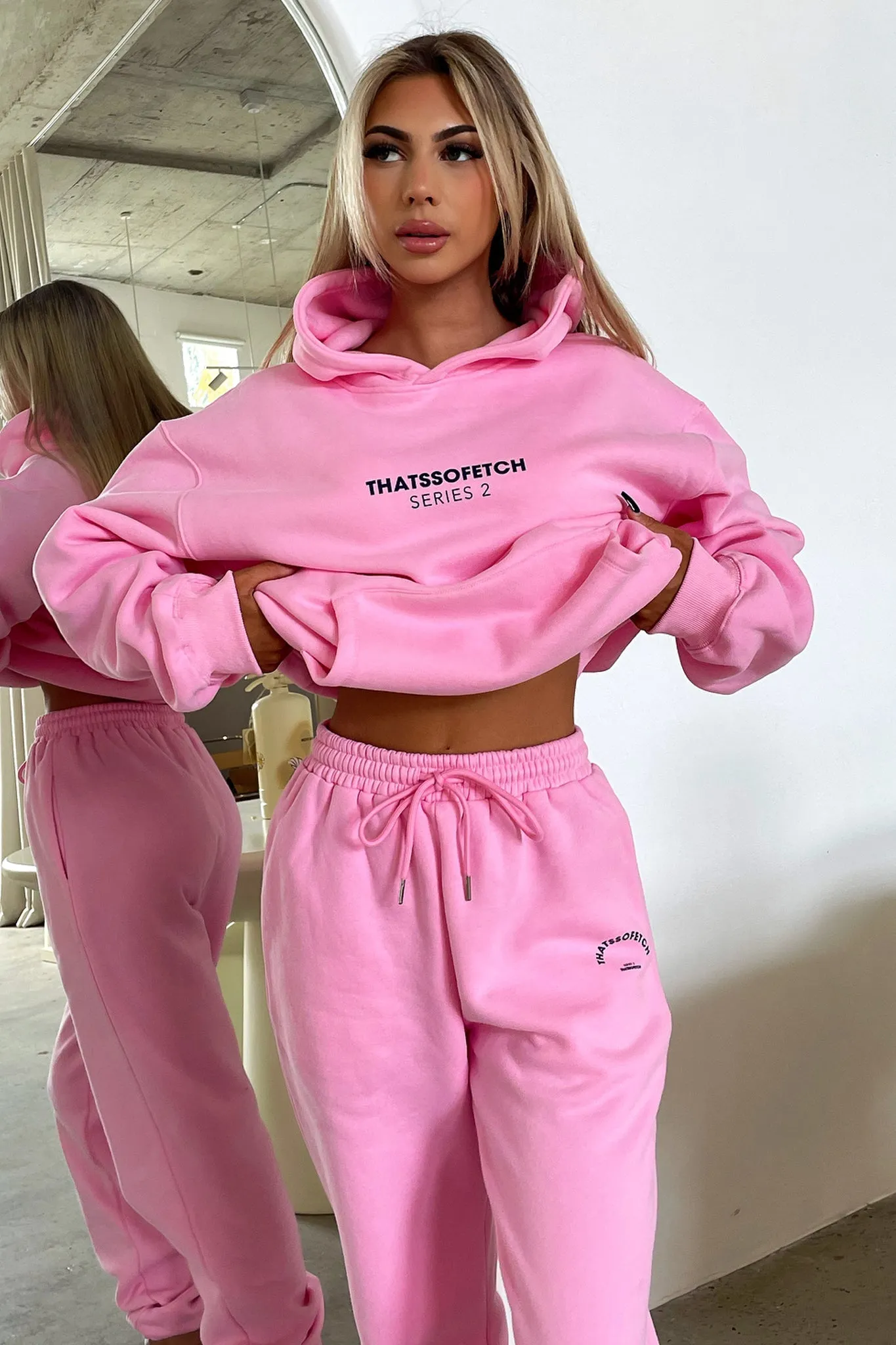 Sporty Vibe Quick Dry Technology Series 2 Sweatpants - Pink