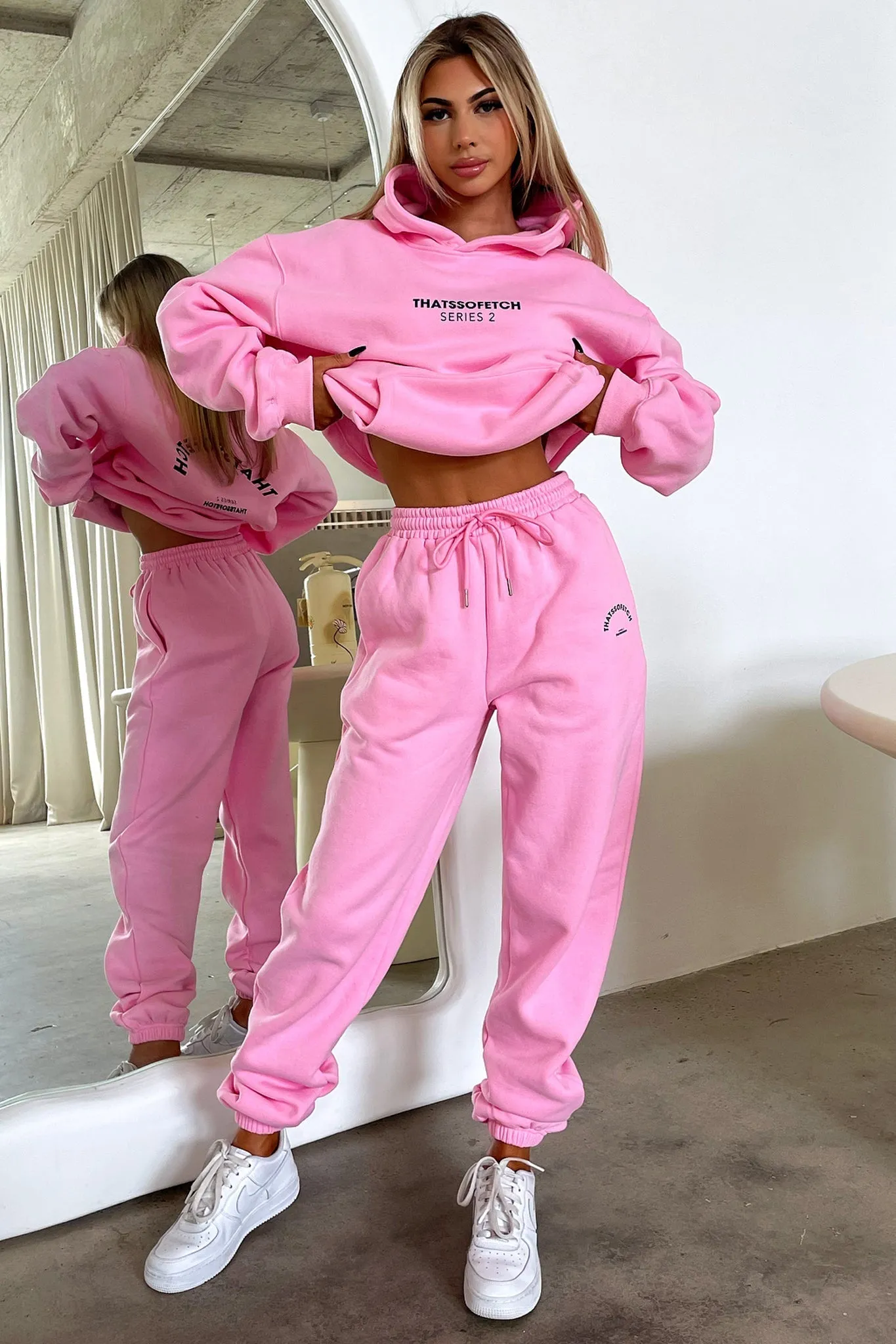 Outdoor activities Eco Dye Process Series 2 Sweatpants - Pink