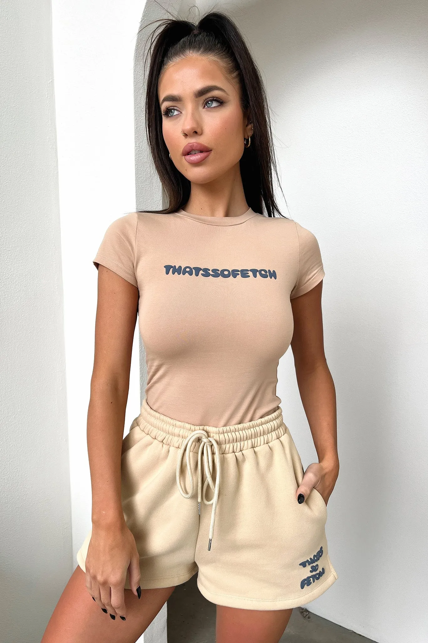 Pajamas Series 3 Shorts - Beige