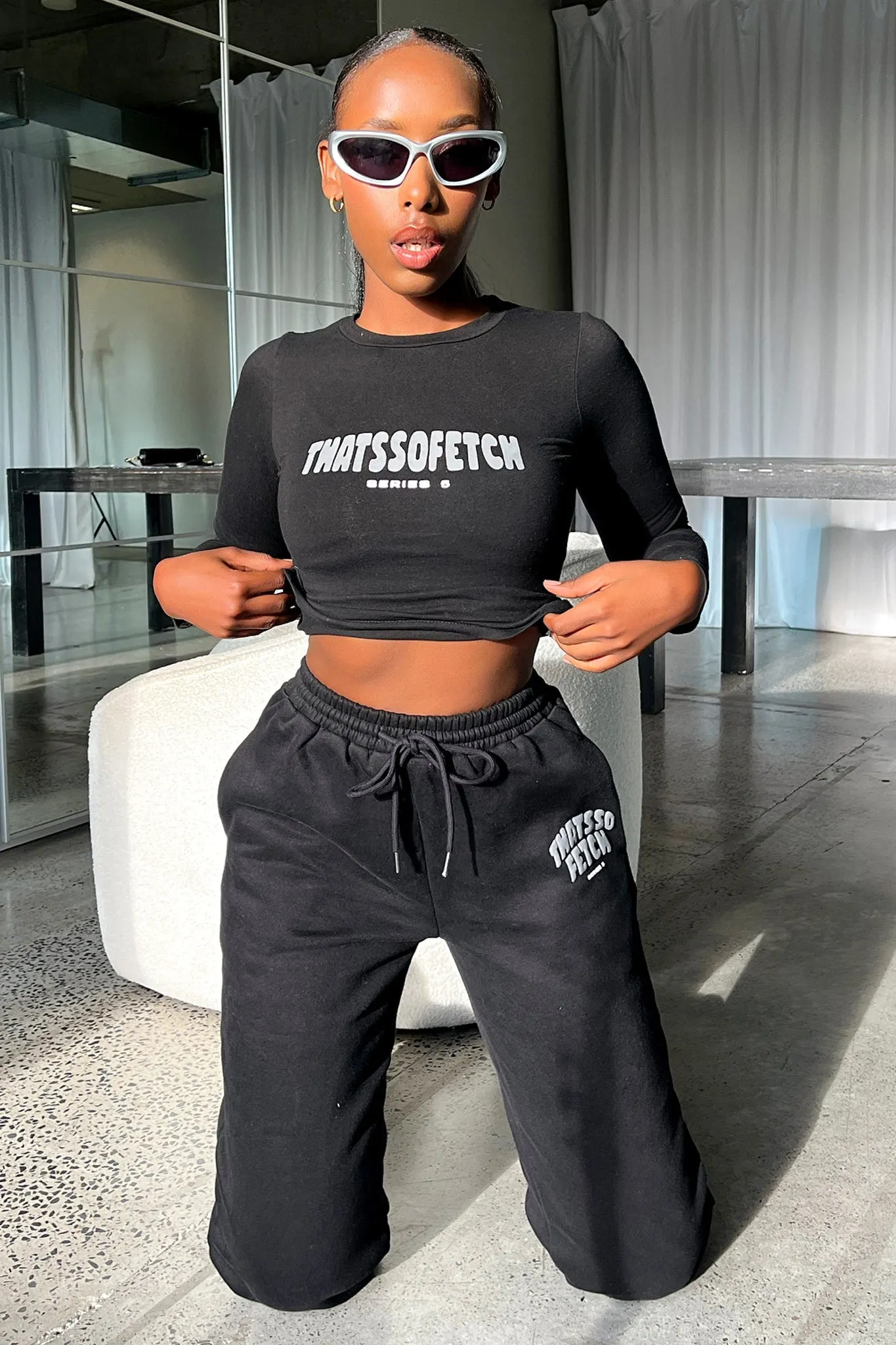 Lounge-friendly Functional Stretch Series 5 Sweatpants - Black