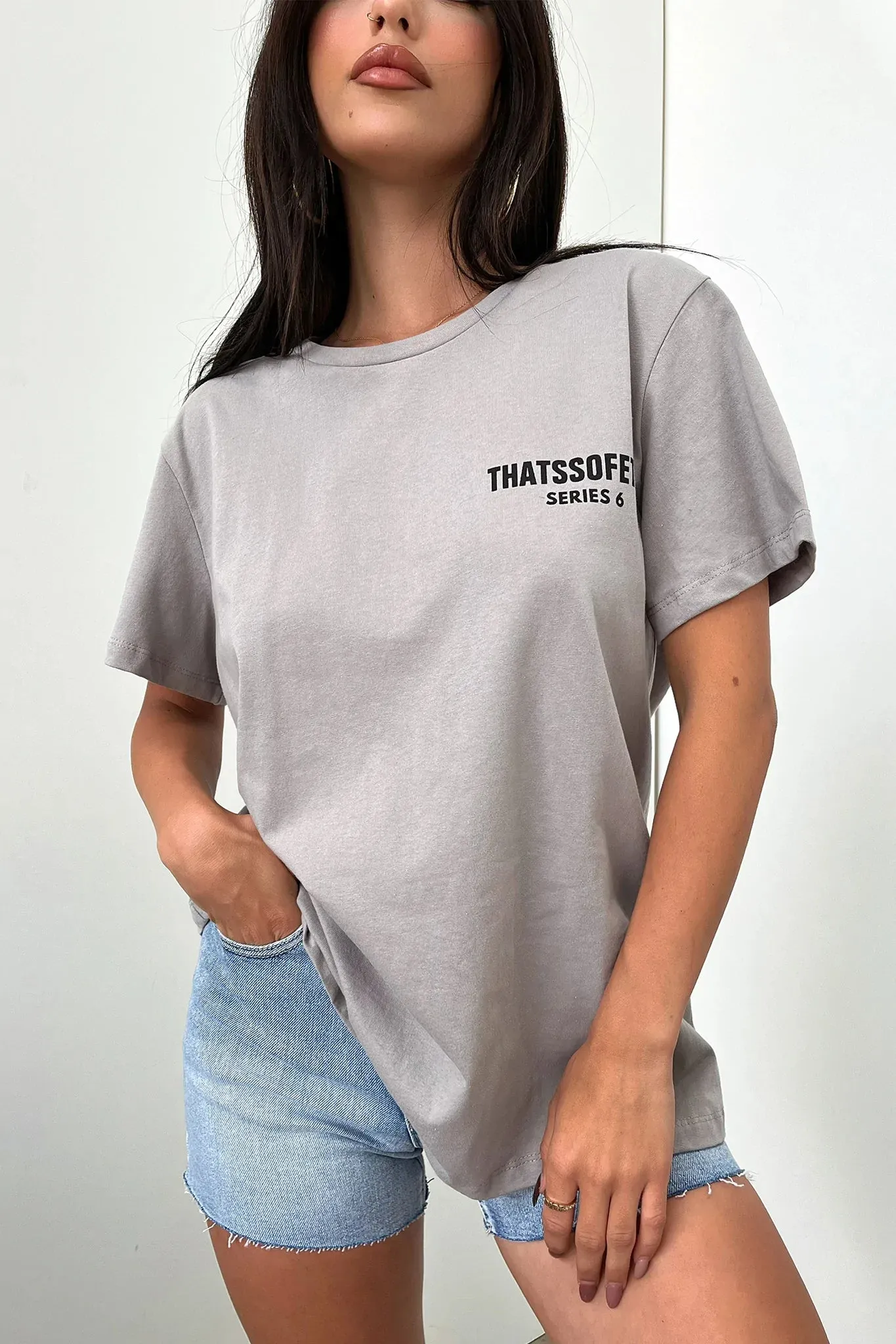 Comfortable Style Series 6 Tee - Grey