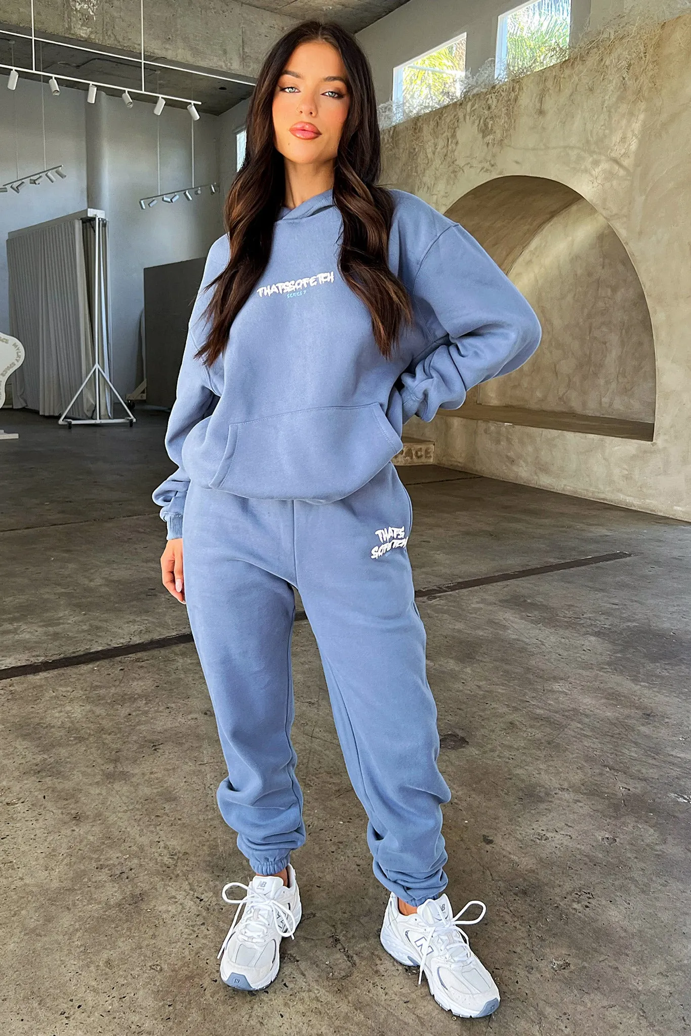 Series 7 Sweatpants - Blue Breathable Material Simple Cut
