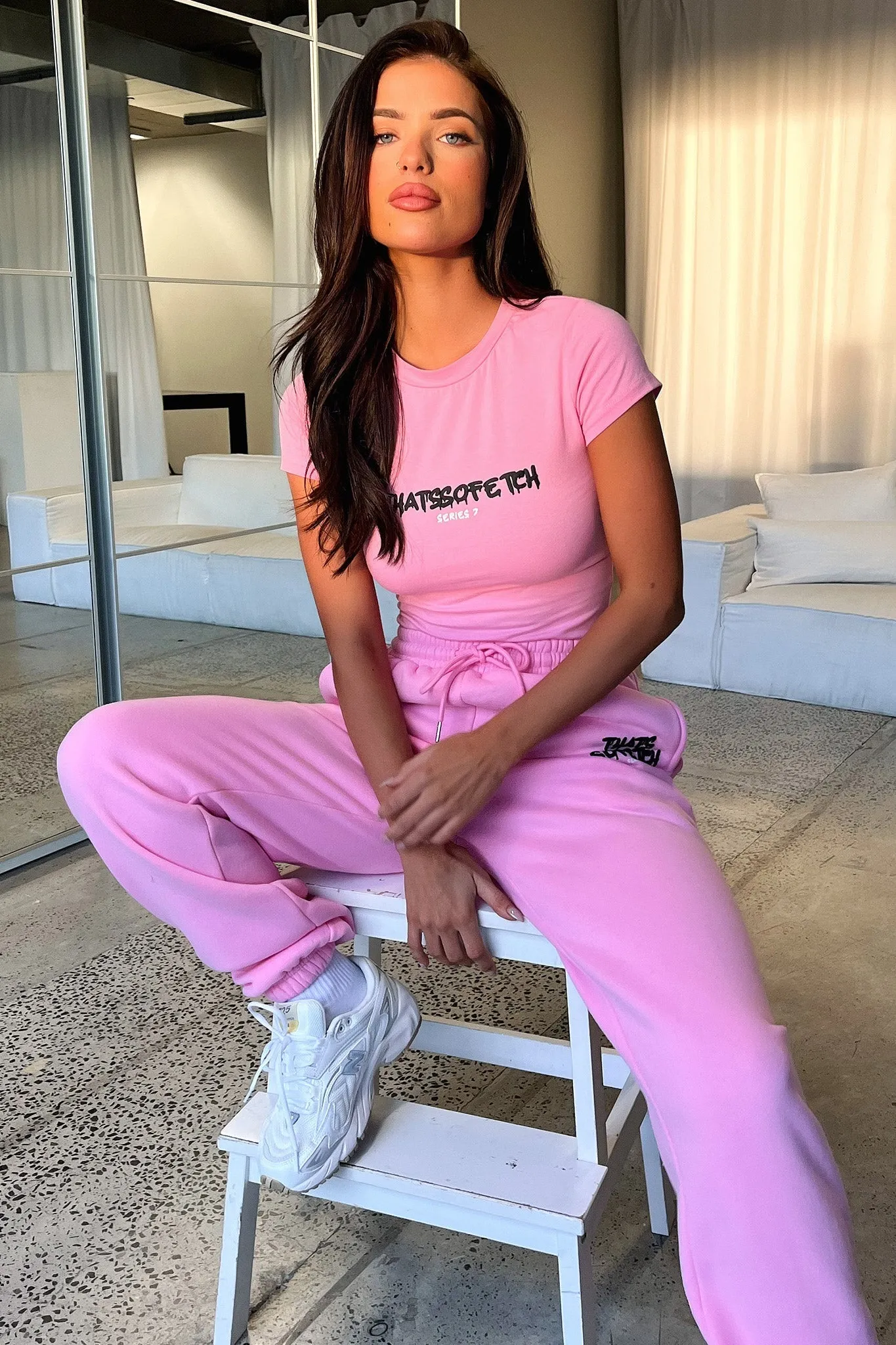 Easy Comfort Easy Stretch Fit Series 7 Sweatpants - Pink