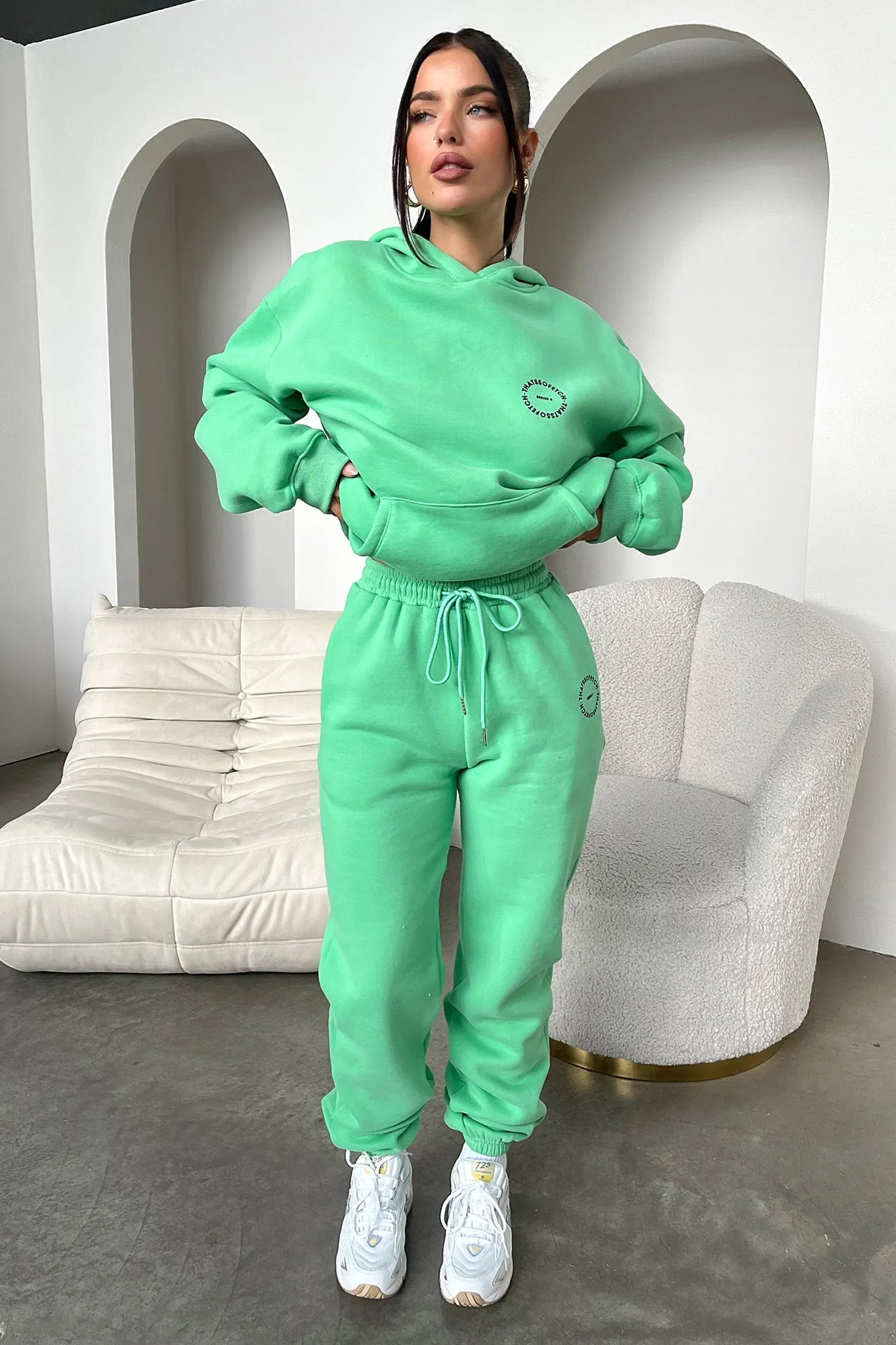 Series 8 Sweatpants - Green Mesh Lined Layered Wear