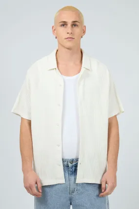 Long Sleeve Shirt Session Waffle Short Sleeve Shirt Natural