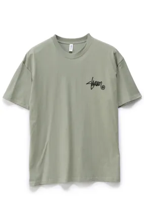 Shawn Script Tee Seagrass BondedSeams