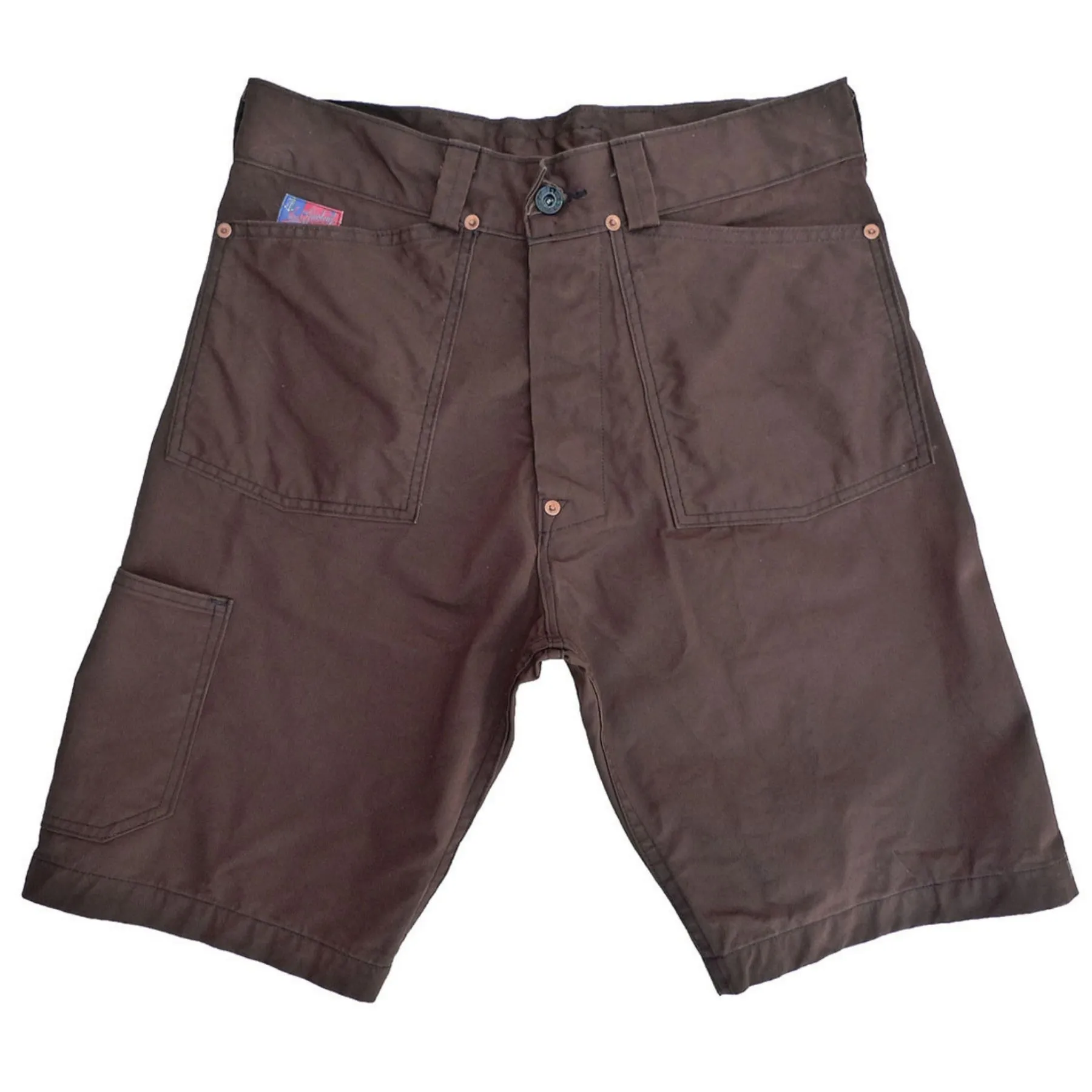 Shipyard Shorts - Brown - Warehouse shrink-resistant