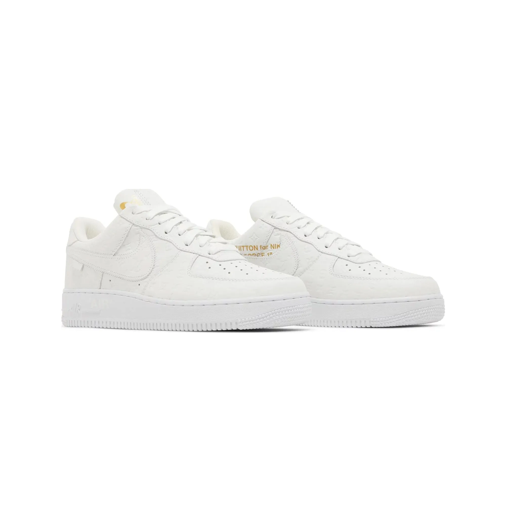 Louis Vuitton Nike Air Force 1 Low By Virgil Abloh 'White' (2022) Comfortable ankle support Clean Stitching