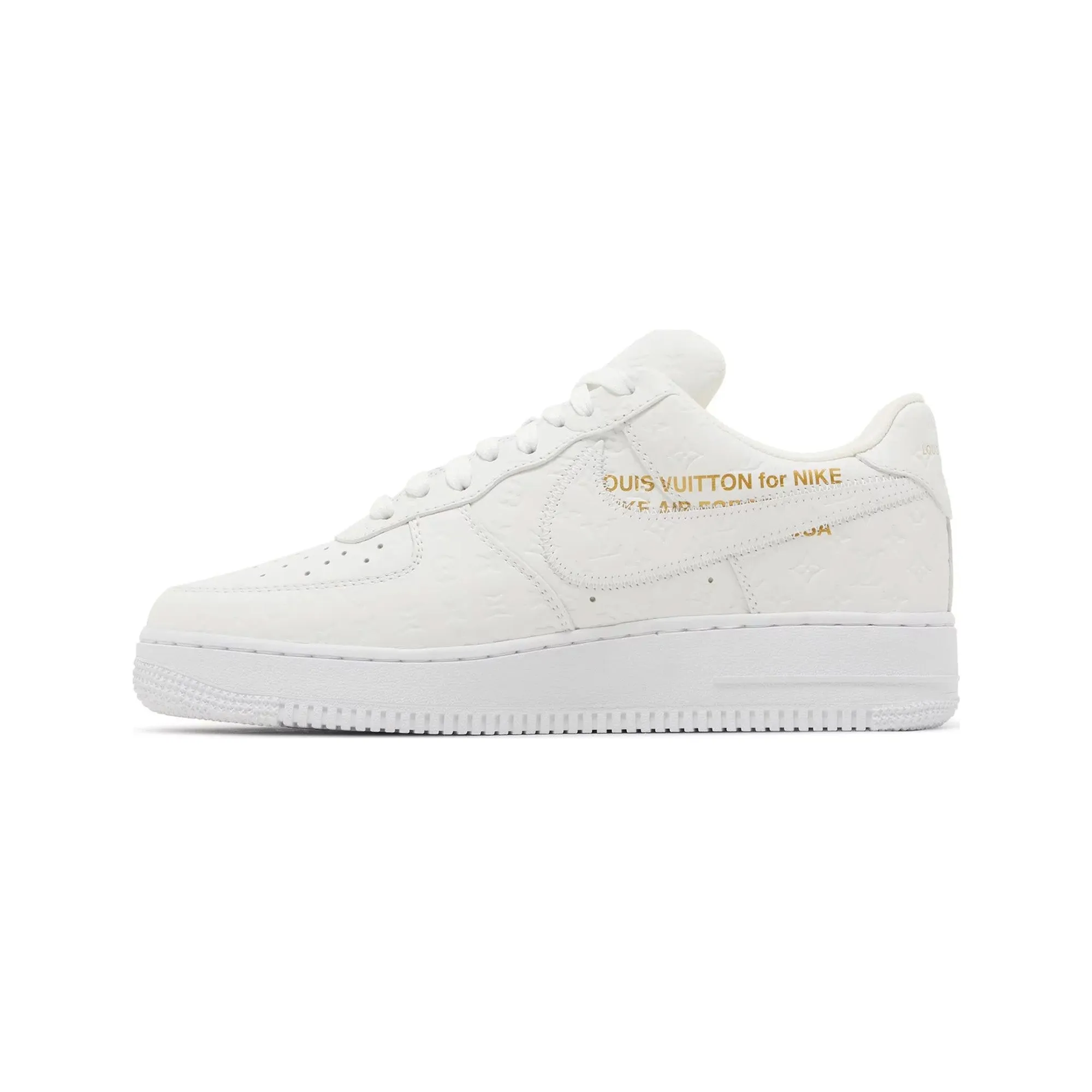 Louis Vuitton Nike Air Force 1 Low By Virgil Abloh 'White' (2022) Grippy Outsole Everyday Life