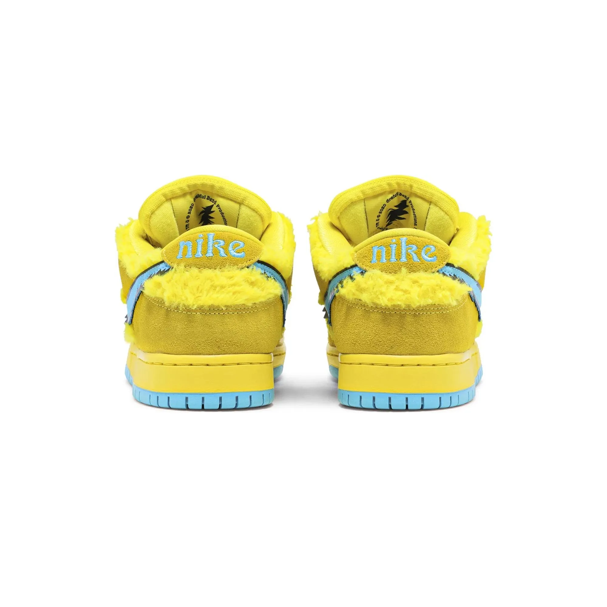 Torsion Control Plate Wide Toe Box Engineering SB Dunk Low 'Grateful Dead Bears Opti Yellow' (2020)