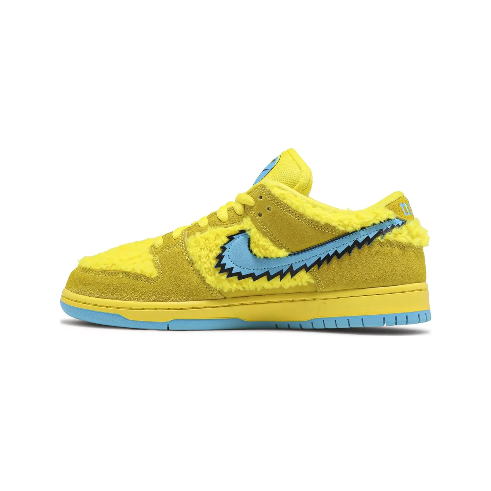 Cushioned Feel Core Fit SB Dunk Low 'Grateful Dead Bears Opti Yellow' (2020)
