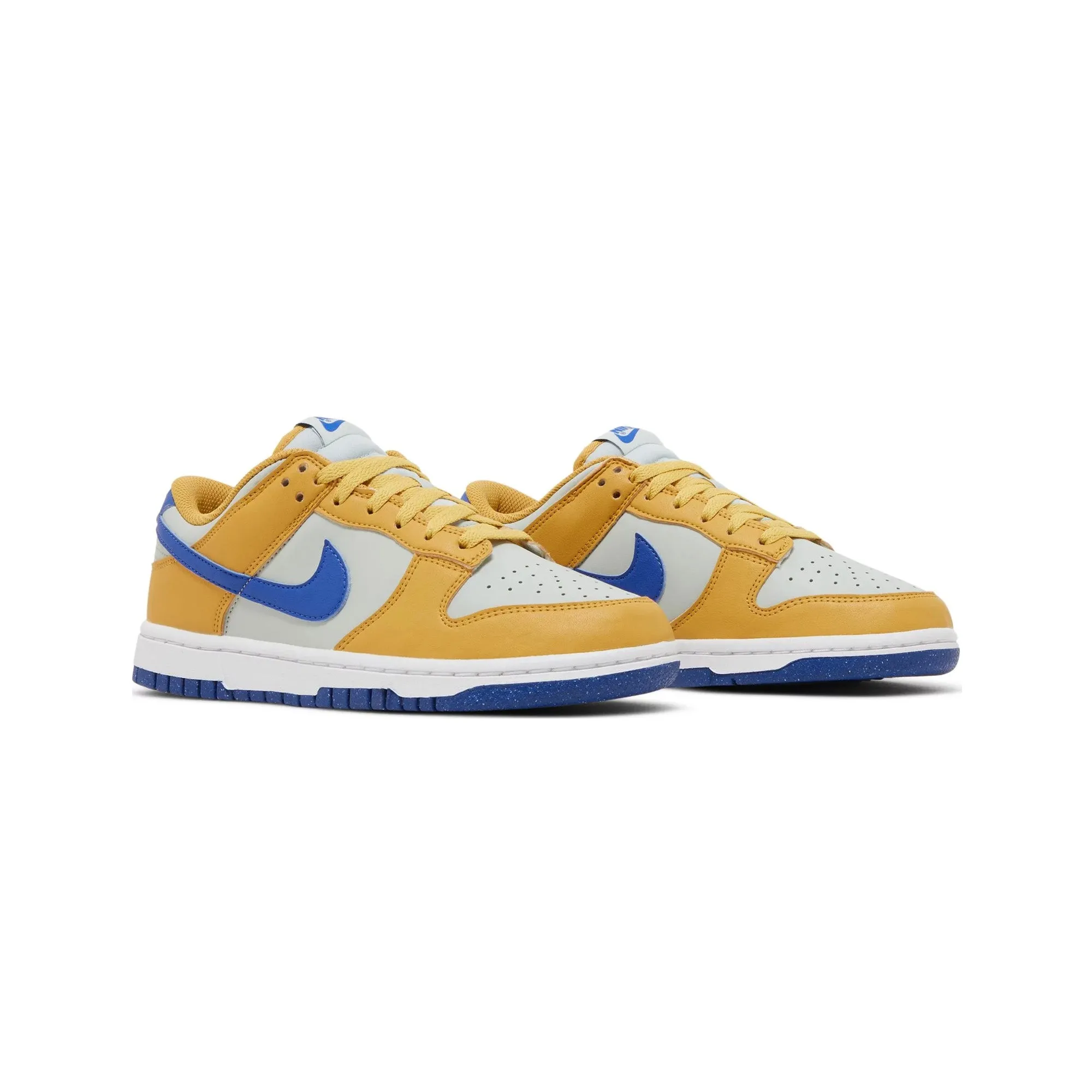 Nike Dunk Low Next Nature 'Wheat Gold Royal' Women's Luxurious Touch Elastic Band
