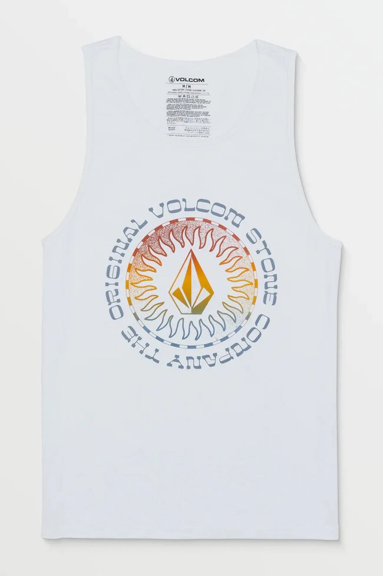 Sol'd Out Tank White Resilient Fabric Blend
