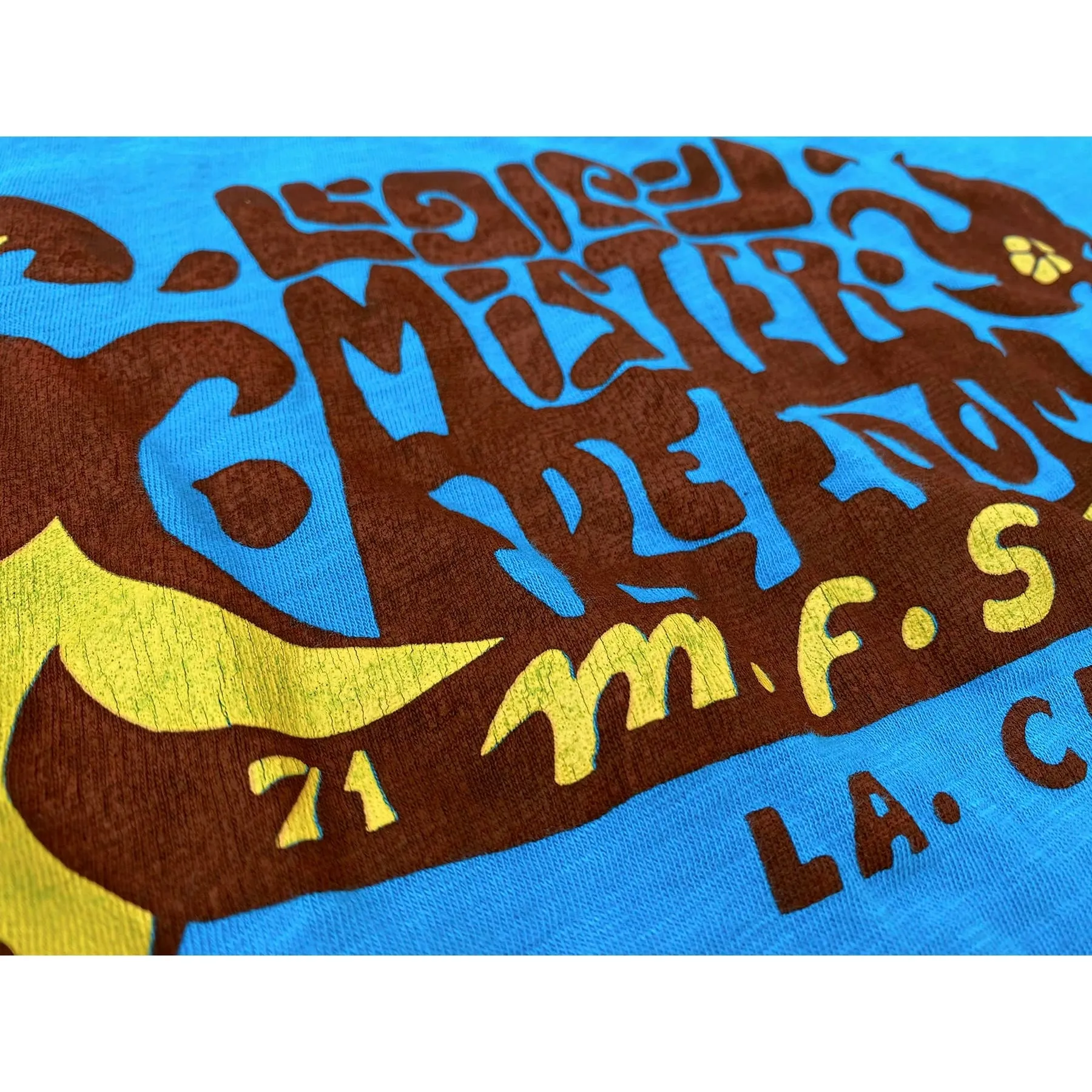 Hygroscopic Inner Layer SubtleTexture Shop Tee "Skipper" Aqua