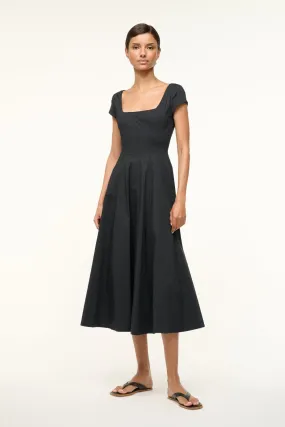 countryside SHORT SLEEVE WELLS DRESS | BLACK