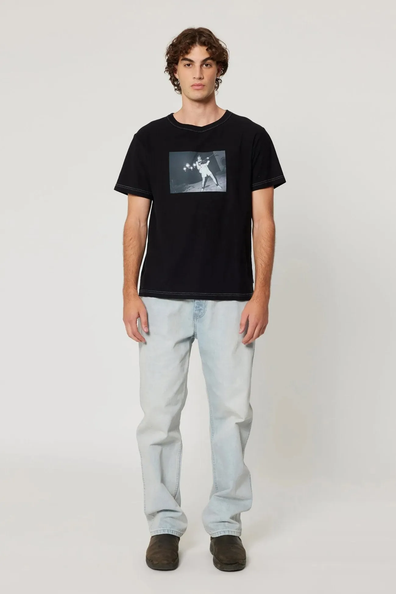 Circular Knit Shredder Classic Tee Vintage Black