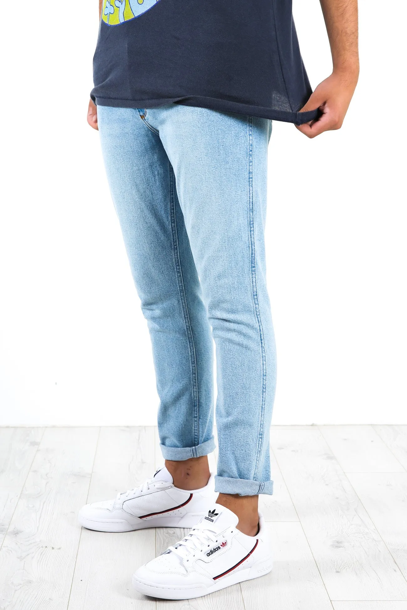 Sid Jean Mystify Blue Low Profile Design Button front