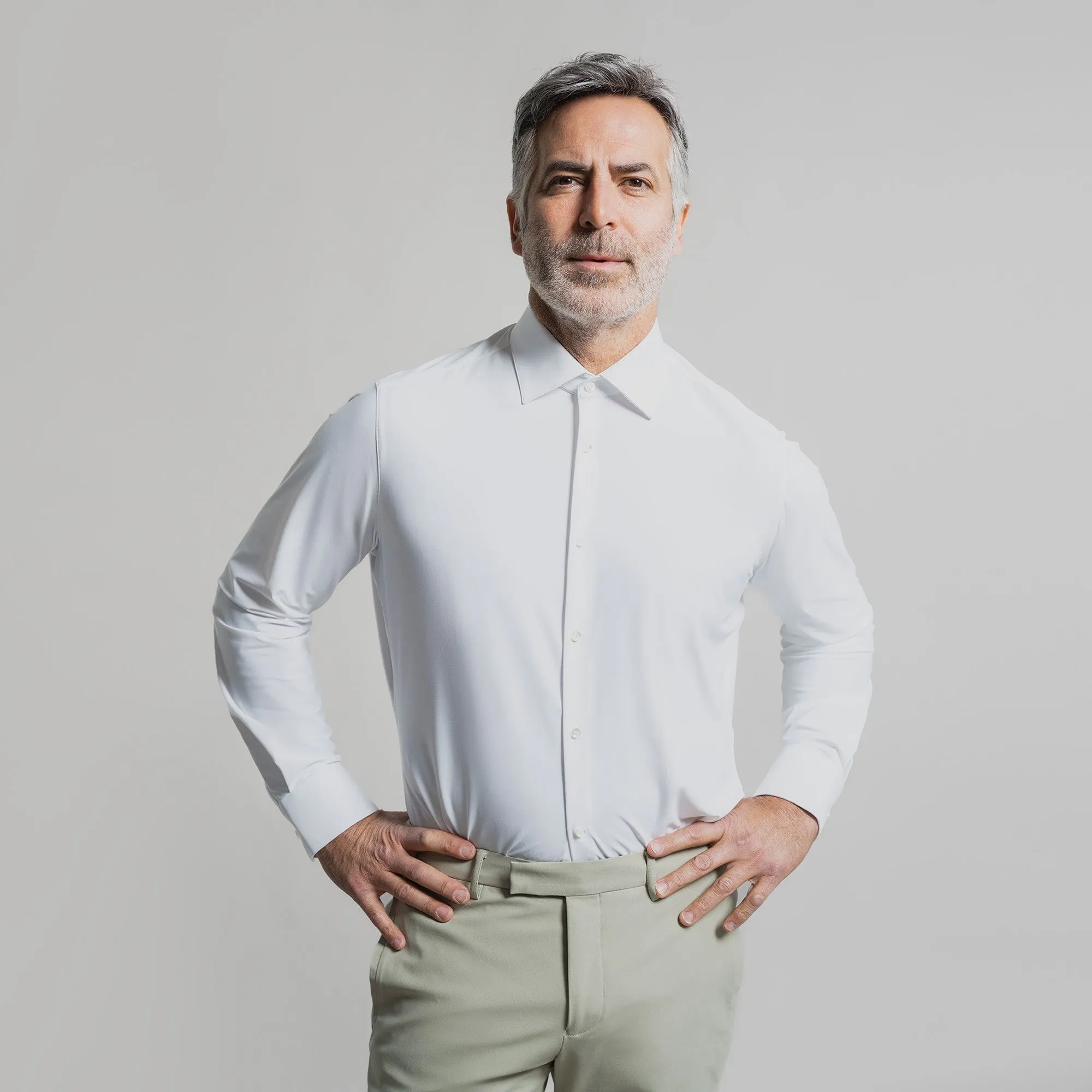 Lace Accent ComoTech Spread Shirt