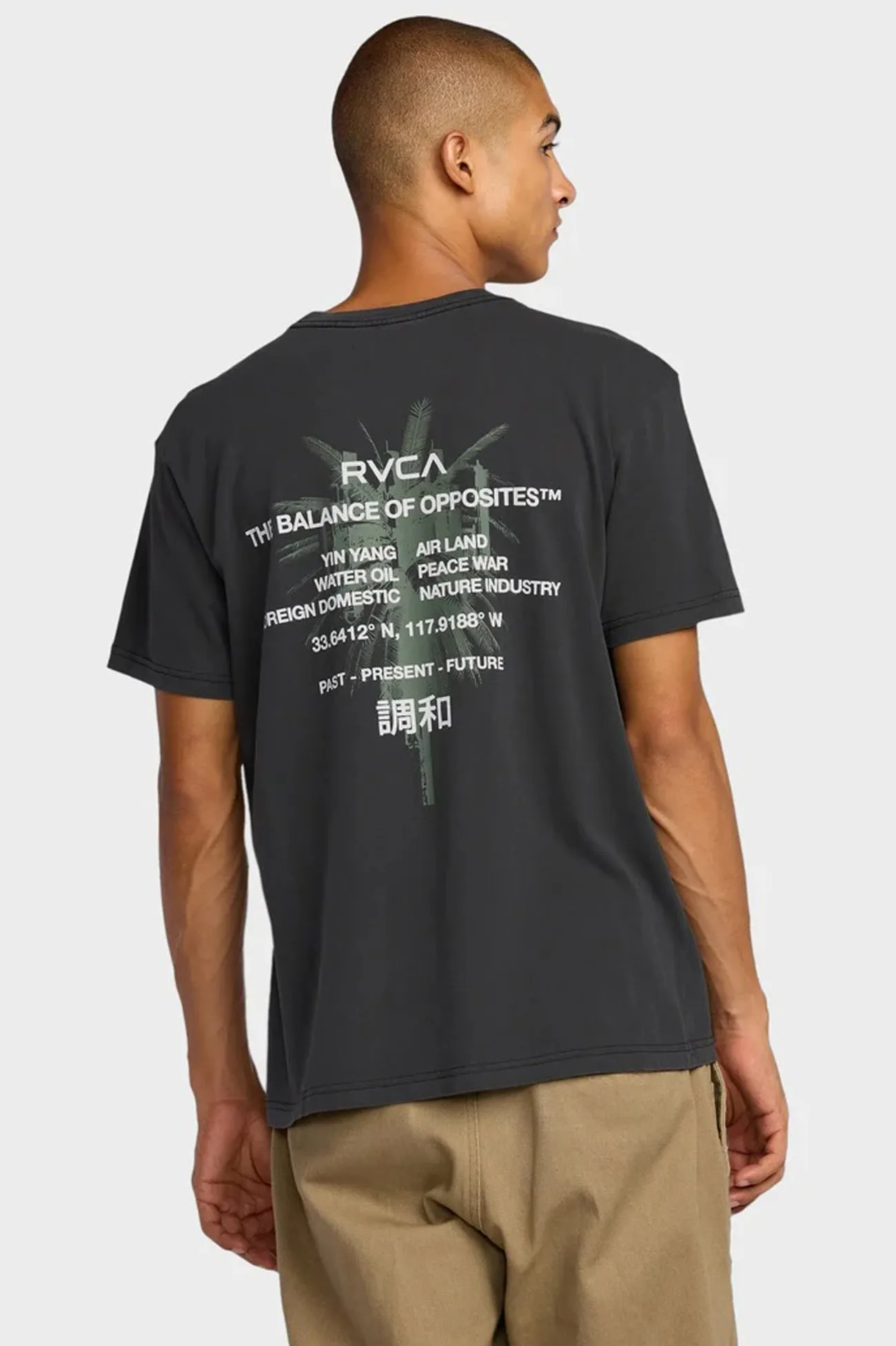 Oversized Silhouette Signal Short Sleeve Black