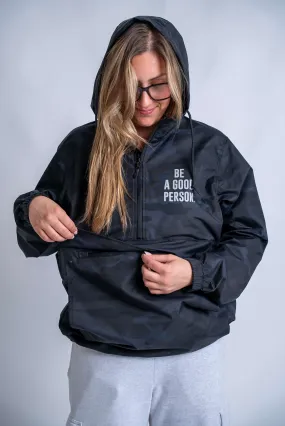 Signature Anorak - Camo Black Water resistant coating