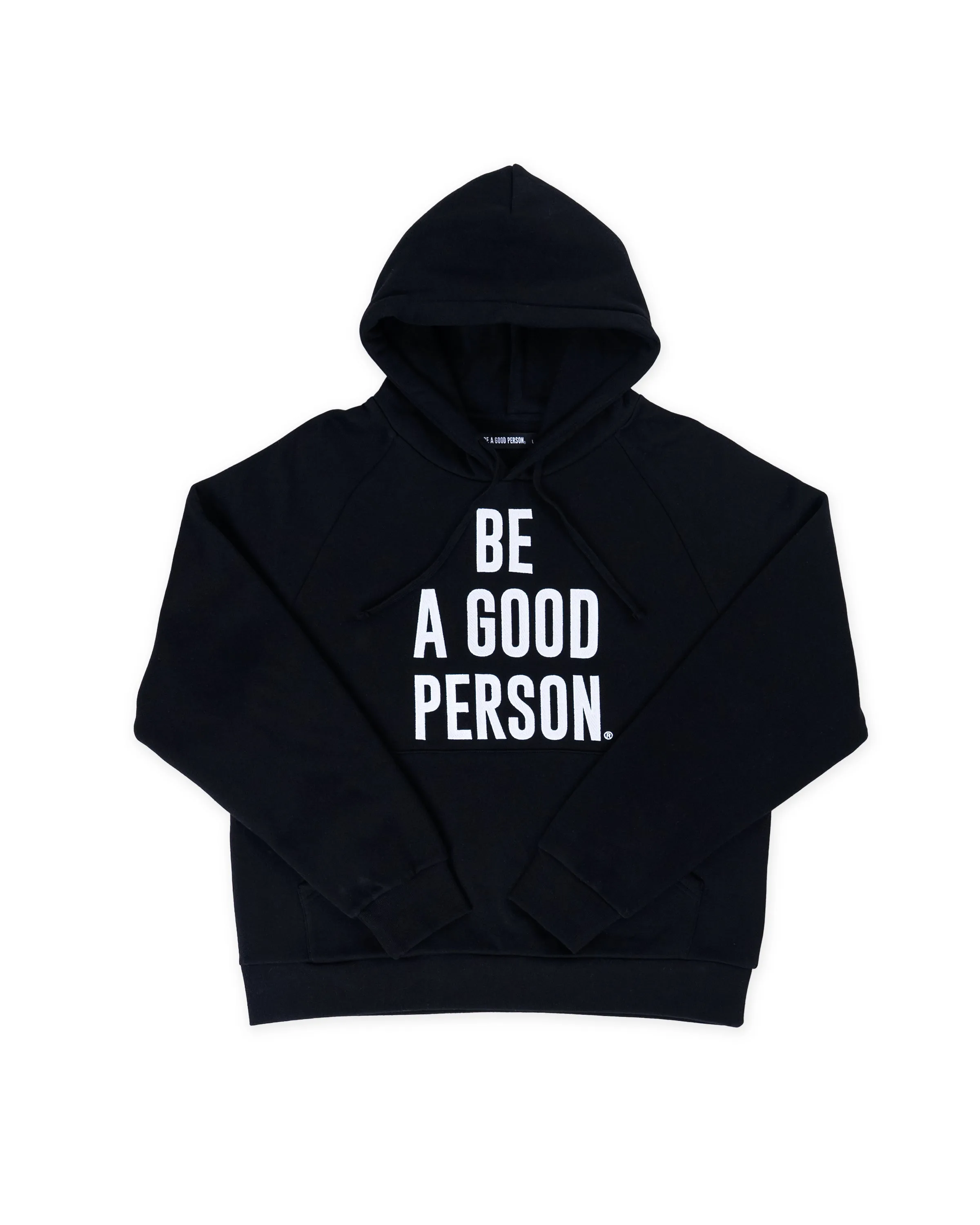 Mole like Signature Embroidered Hoodie - Black
