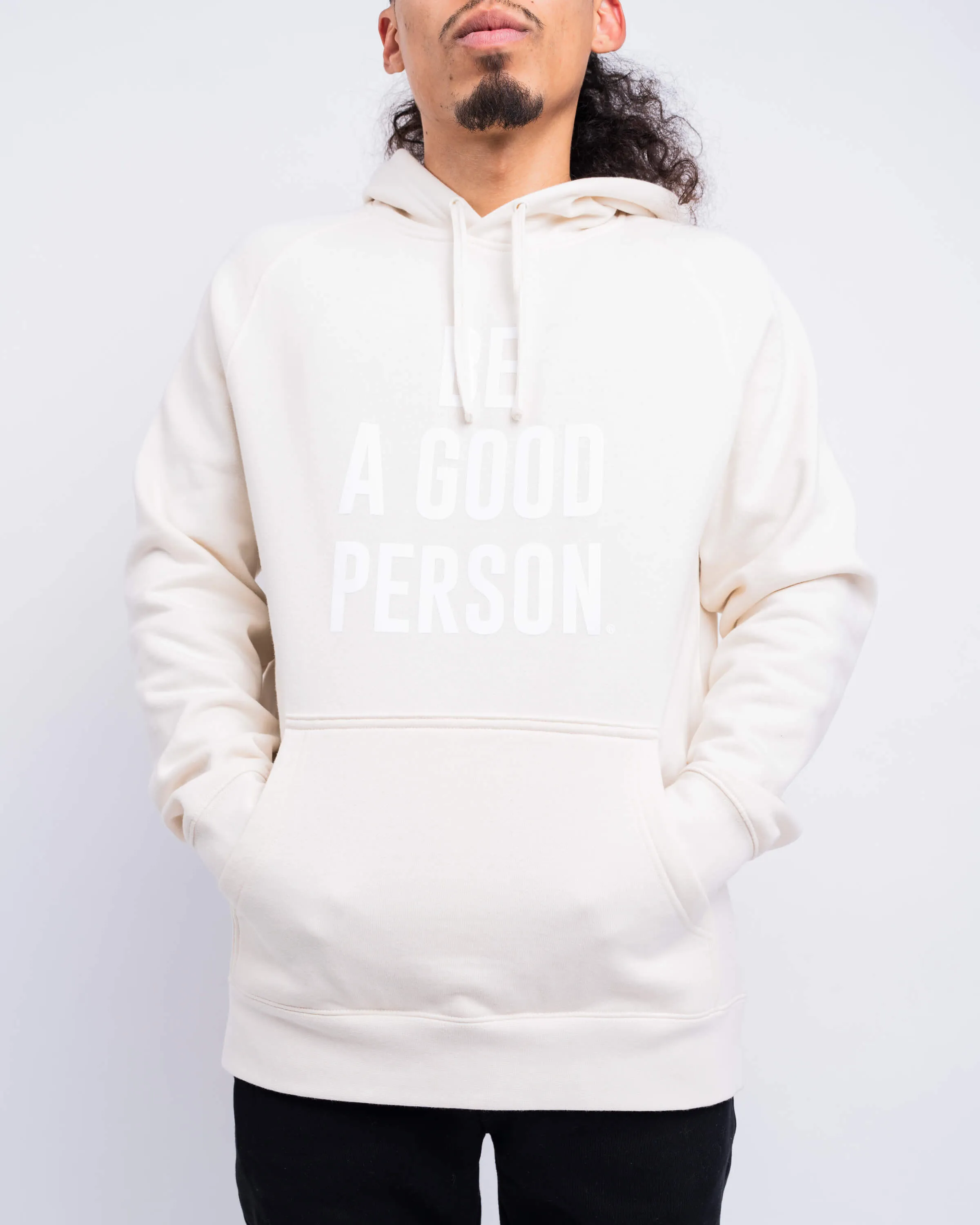 Signature Lightweight Hoodie - Ivory Active Comfort Potoroo like