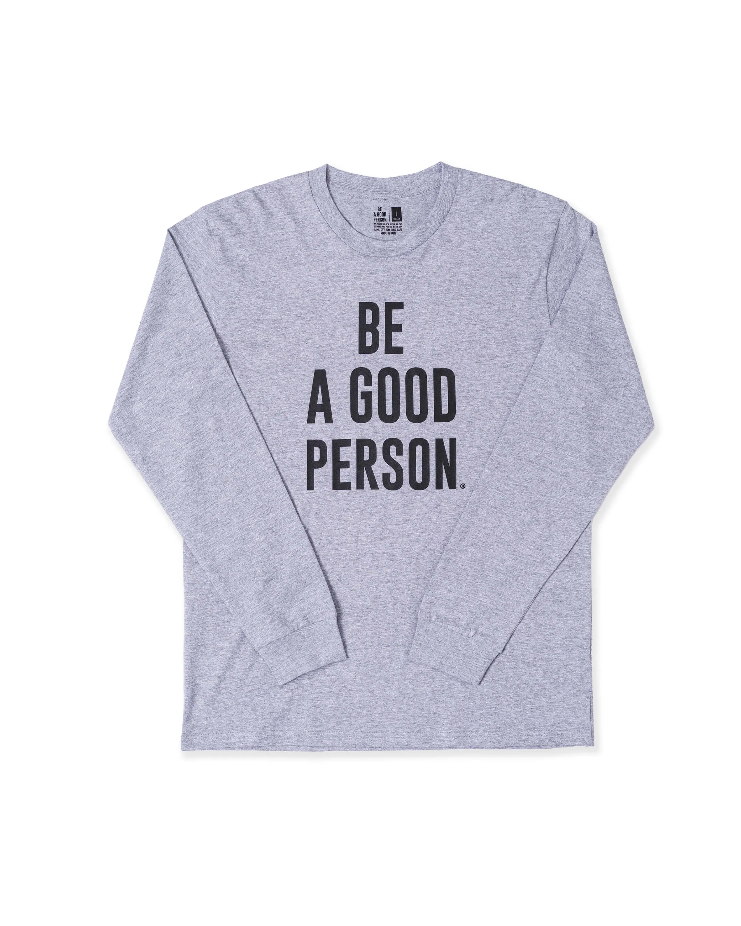 Bound Seam Edges Moisture Wicking Technology Signature Long Sleeve - Grey