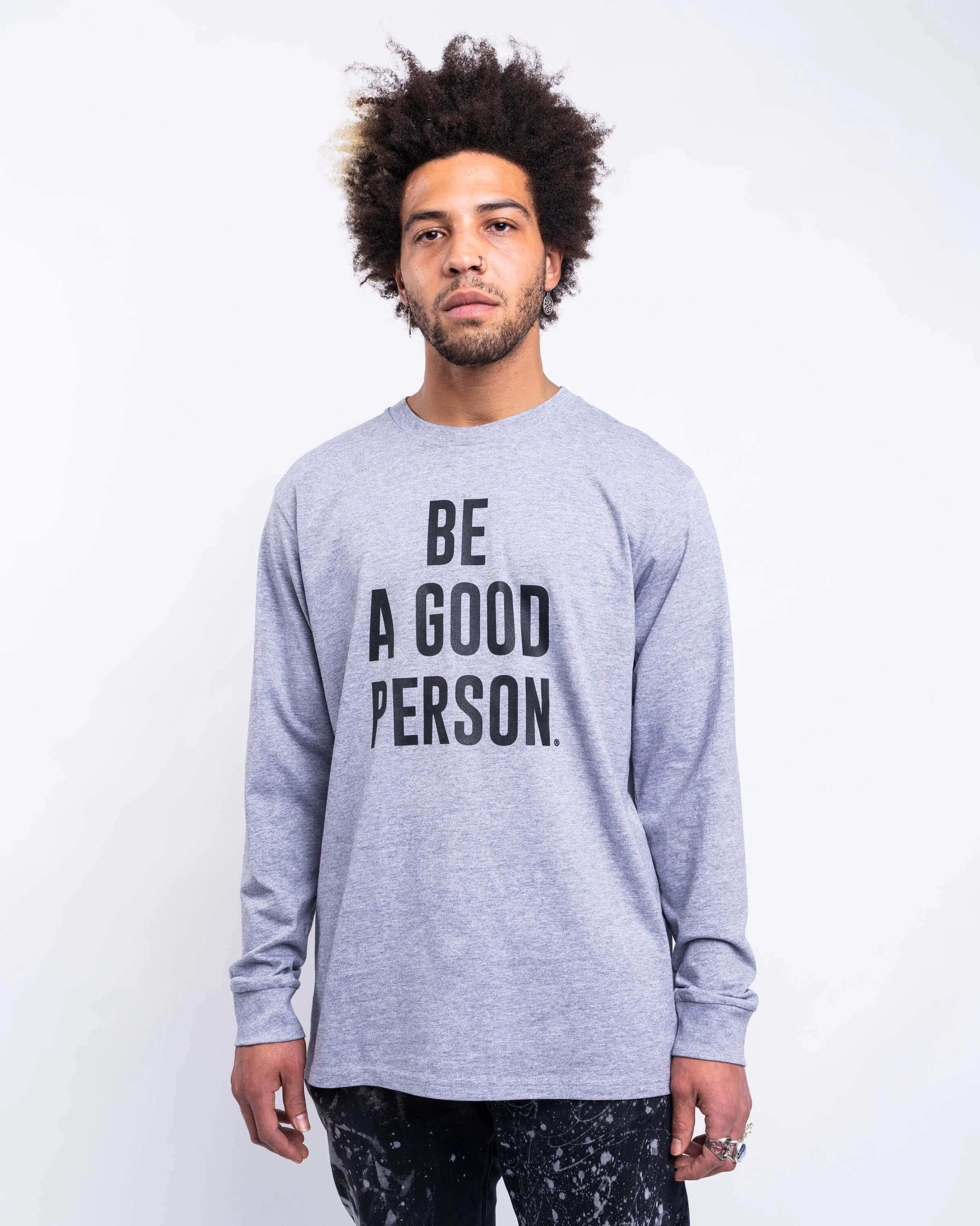Compression Fit Technology Reverseble Design Signature Long Sleeve - Grey