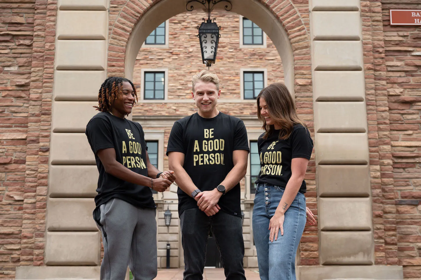 VentedBack Eco Friendly Dye Signature T-Shirt - Graceful Gold
