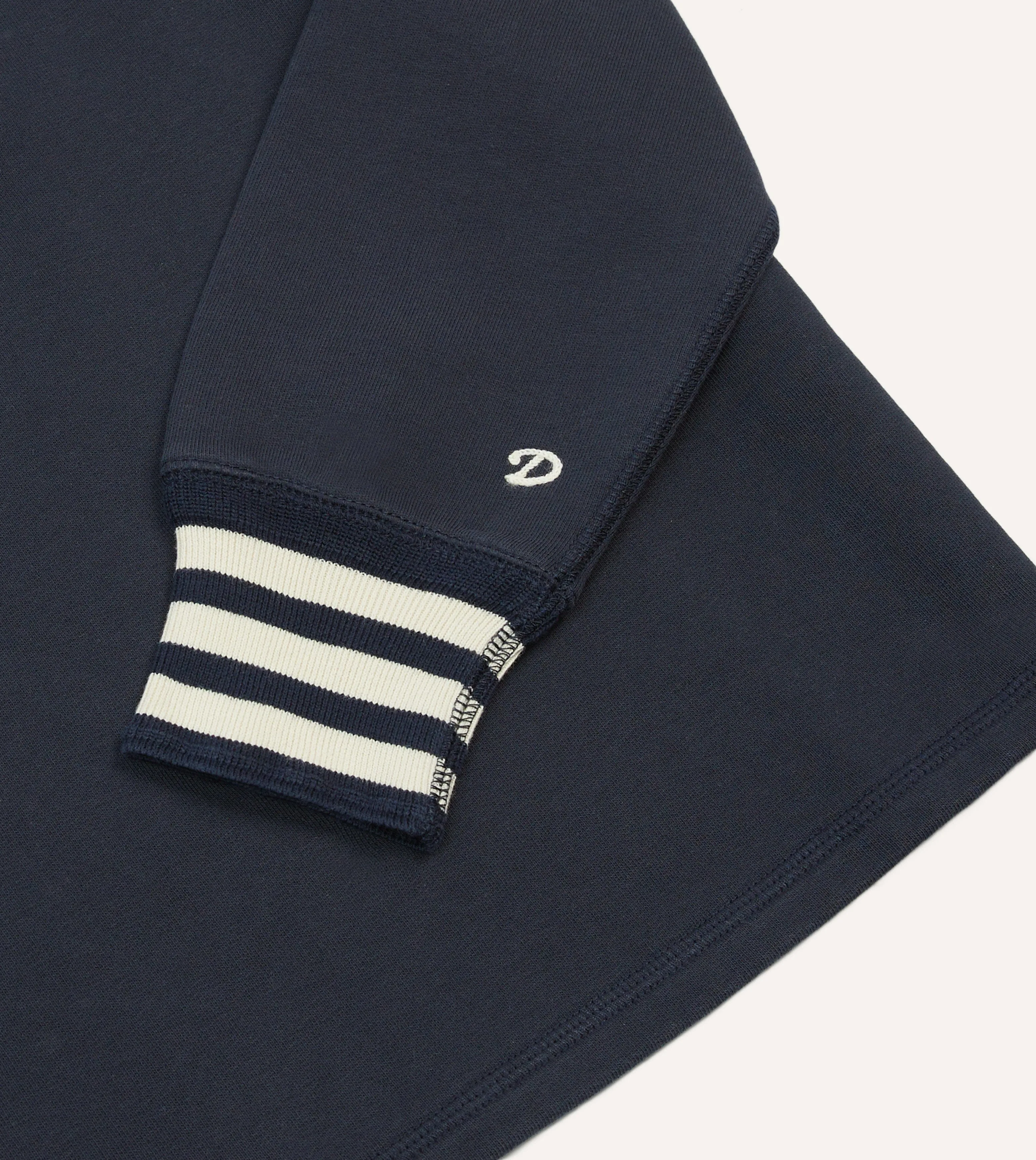 Festival wear Navy Heavy Cotton Crew Neck Hiking T-Shirt