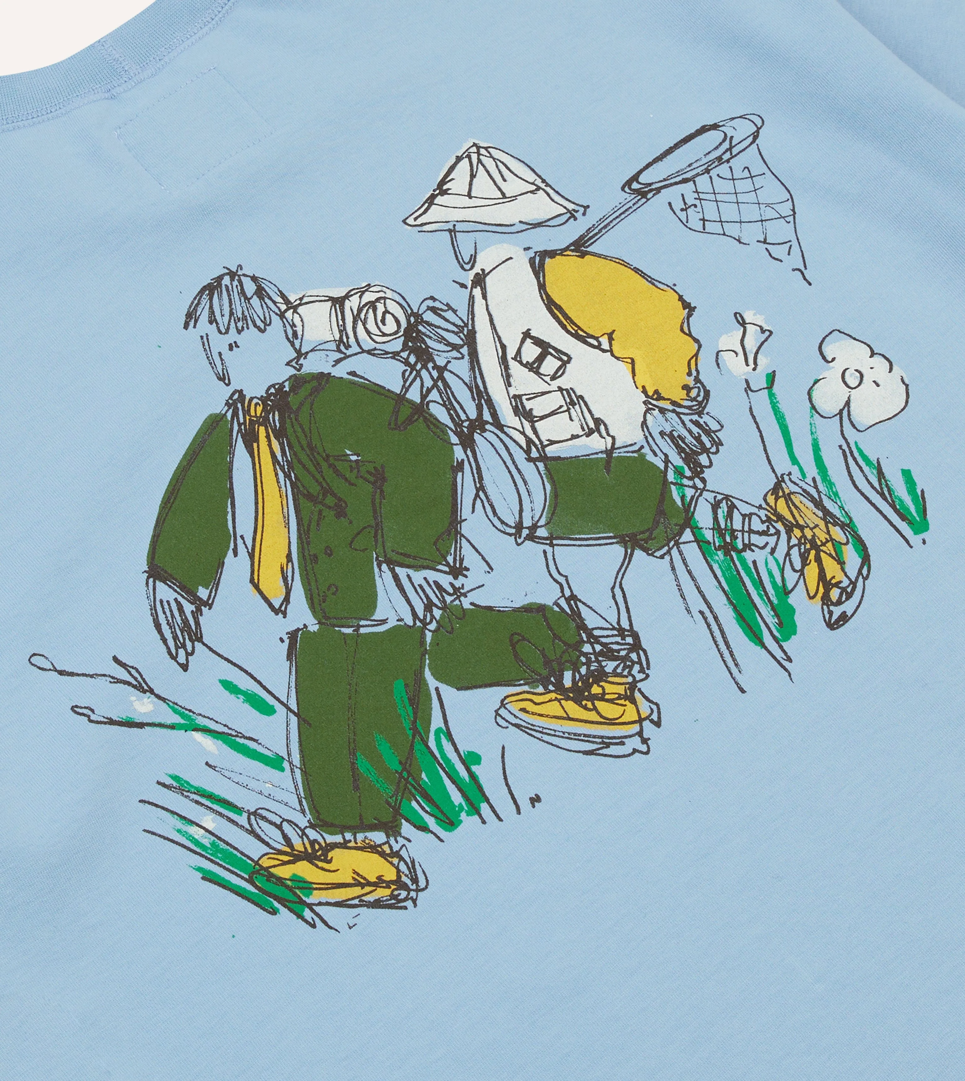 Comfy and Soft Drake??s and New Balance Blue Graphic T-Shirt