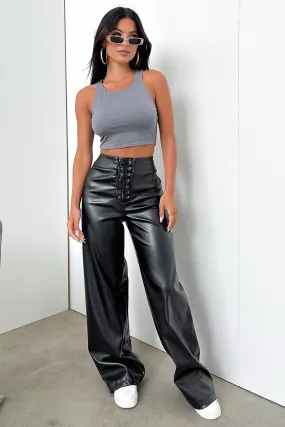 Airy Feel Archer Pants - Black