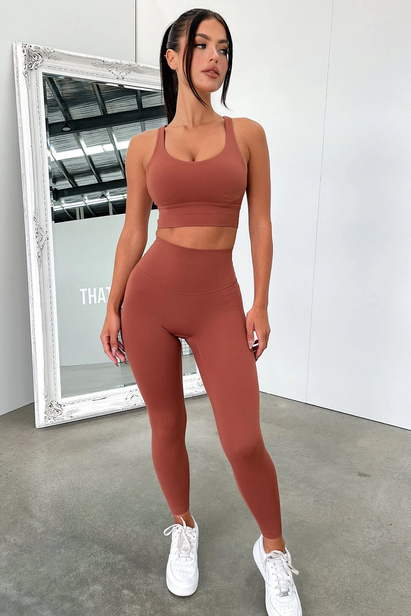 Chic Fit True Tights - Brown