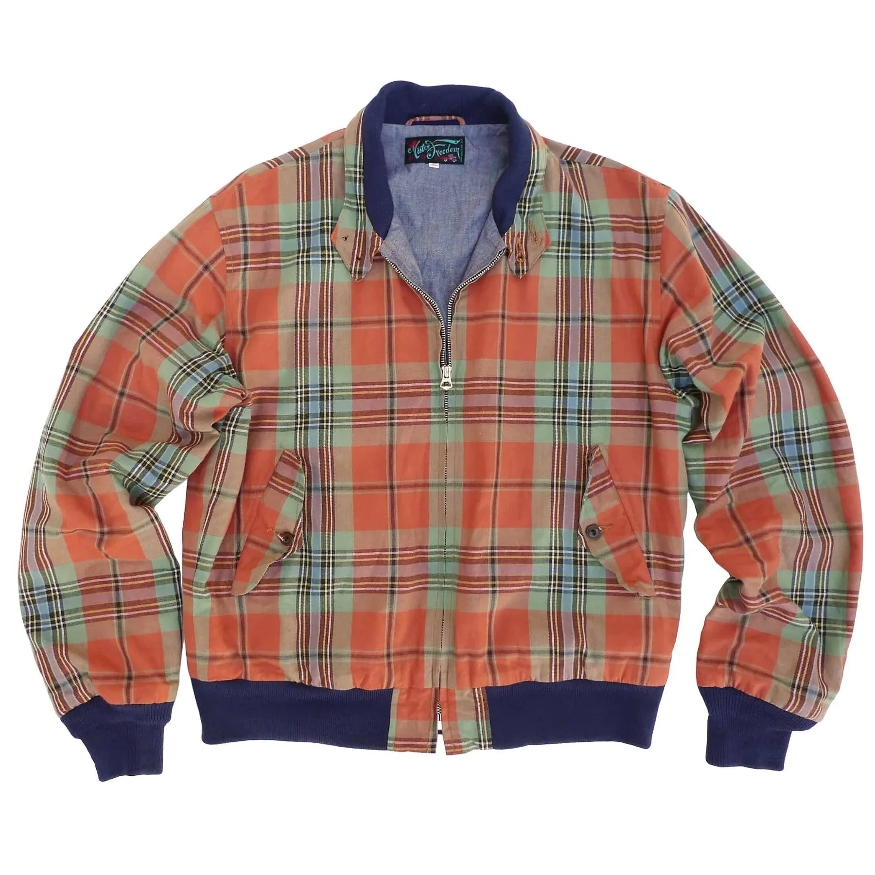 Scrambler Jacket - Tartan Check - Warehouse Taped Neckline