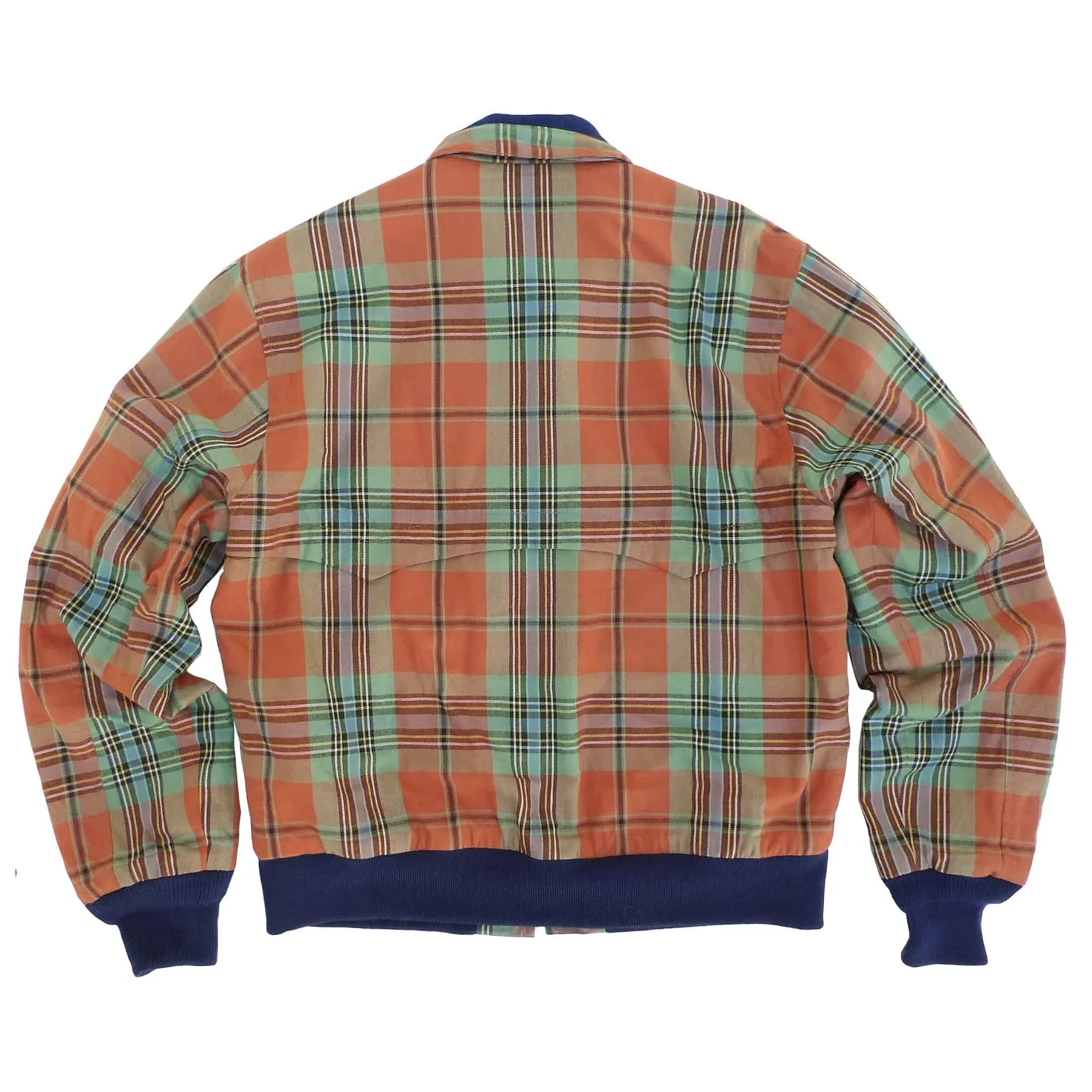 Smart Casual Vegan Fabric Scrambler Jacket - Tartan Check - Warehouse
