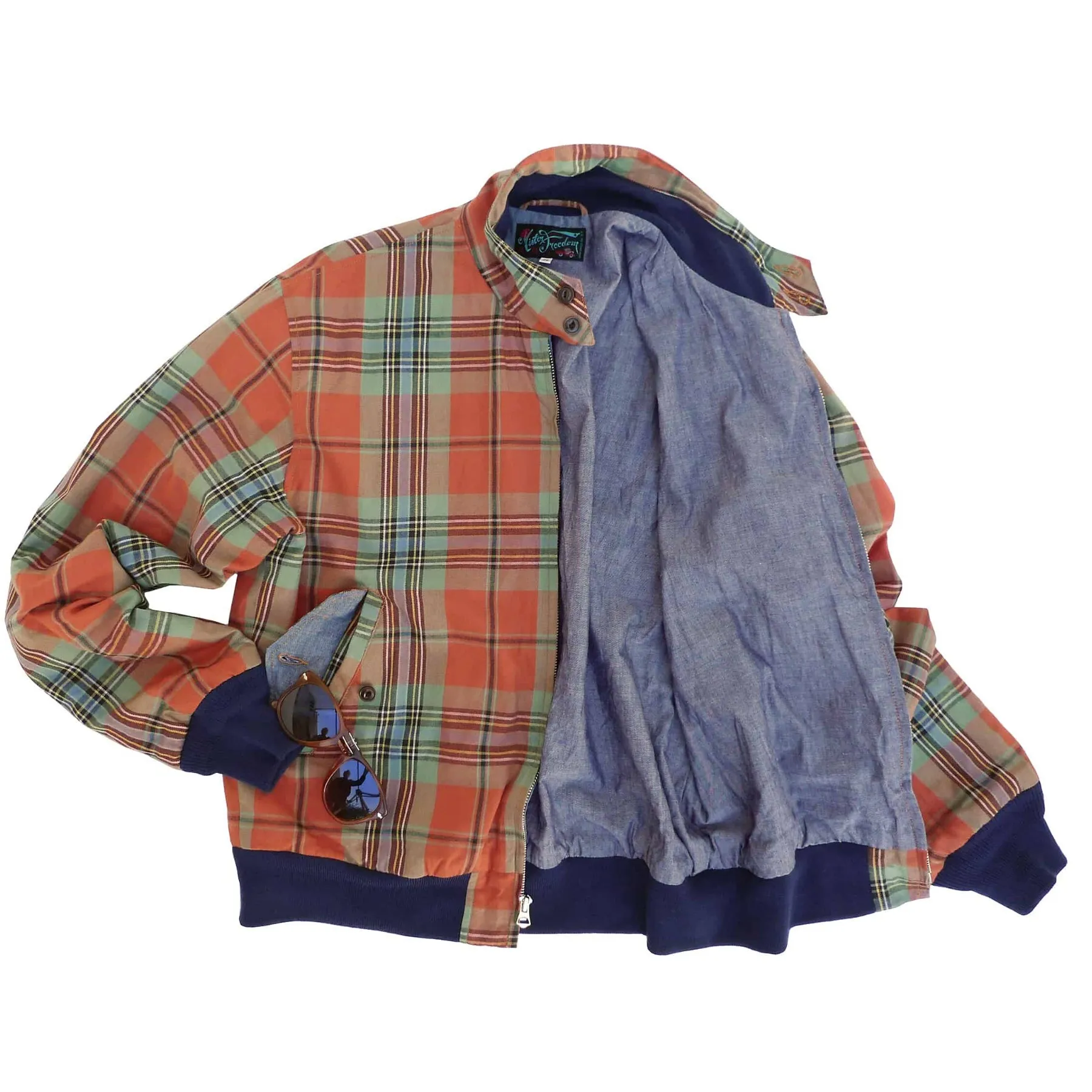 Scrambler Jacket - Tartan Check - Warehouse Wind Resistant Fabric