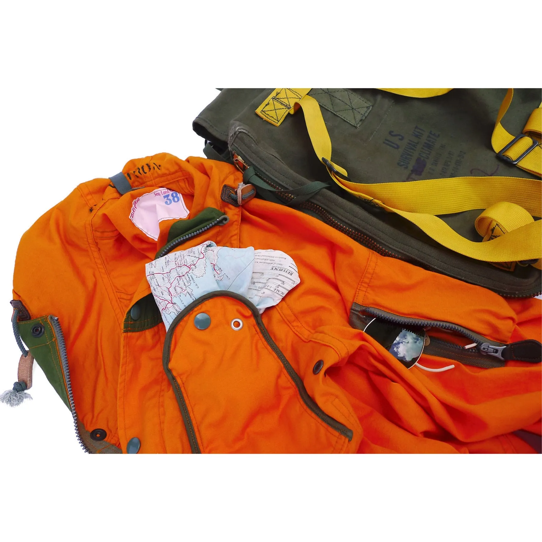 Skipper Jacket - Orange - Warehouse Laser Cut Airflow Vents
