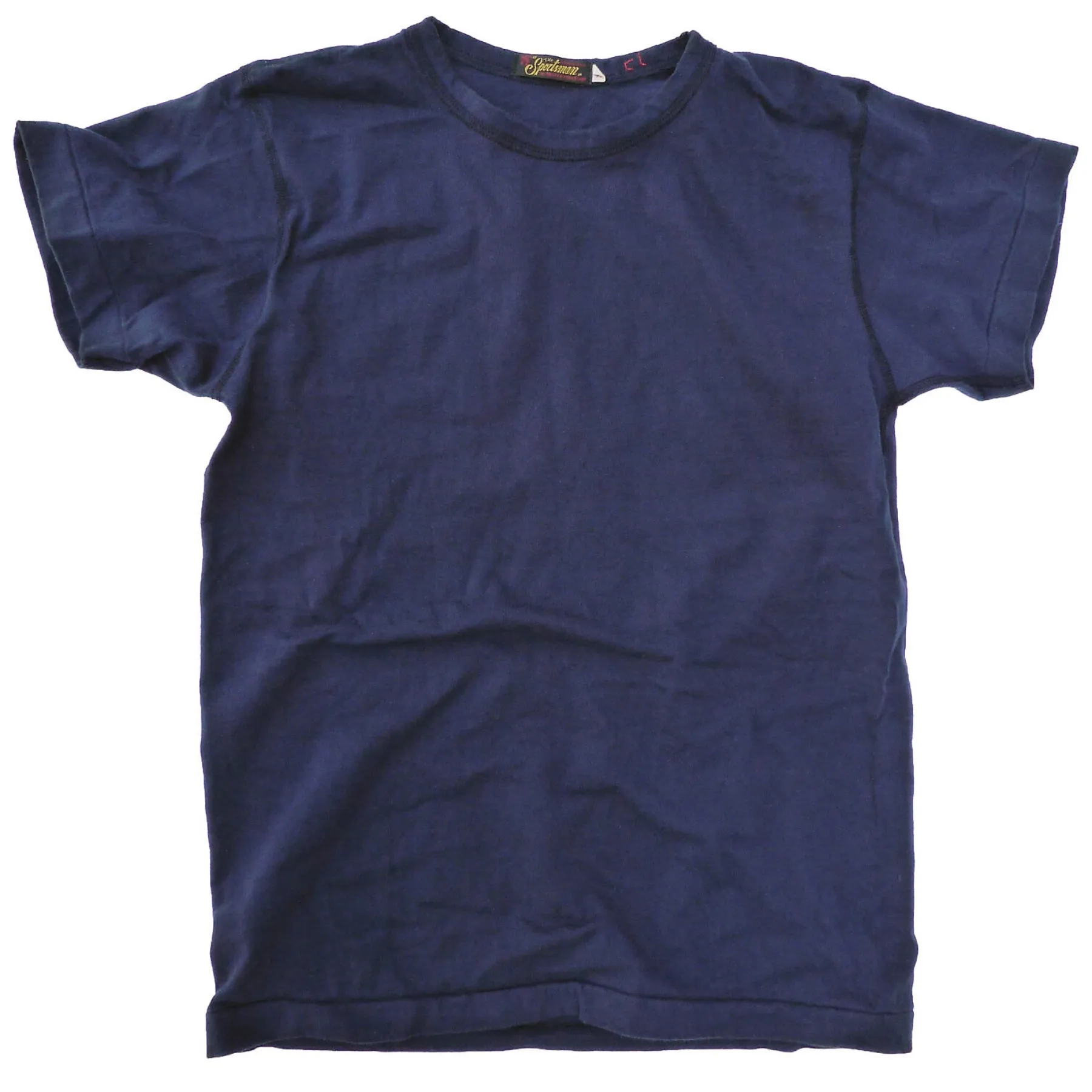 Yarn Dye Stripe Skivvy T-Shirt - Navy