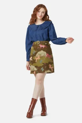 Wild Horses Skirt Layer-Friendly LightweightInsulation