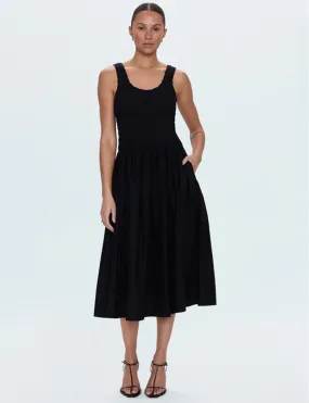Alessia Dress, Noir Comfortable outdoor wear animal-print