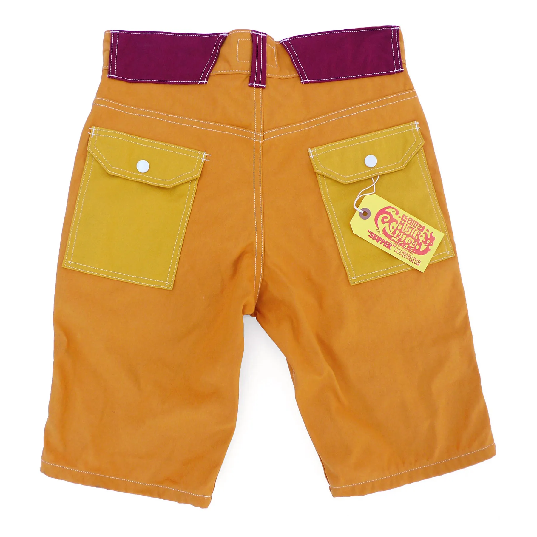 Simple Mood Light Fit Manureva Deck Shorts - Orange Tutti Frutti