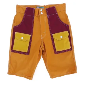 Breathable Lining Silicone Gripper Strips Manureva Deck Shorts - Orange Tutti Frutti